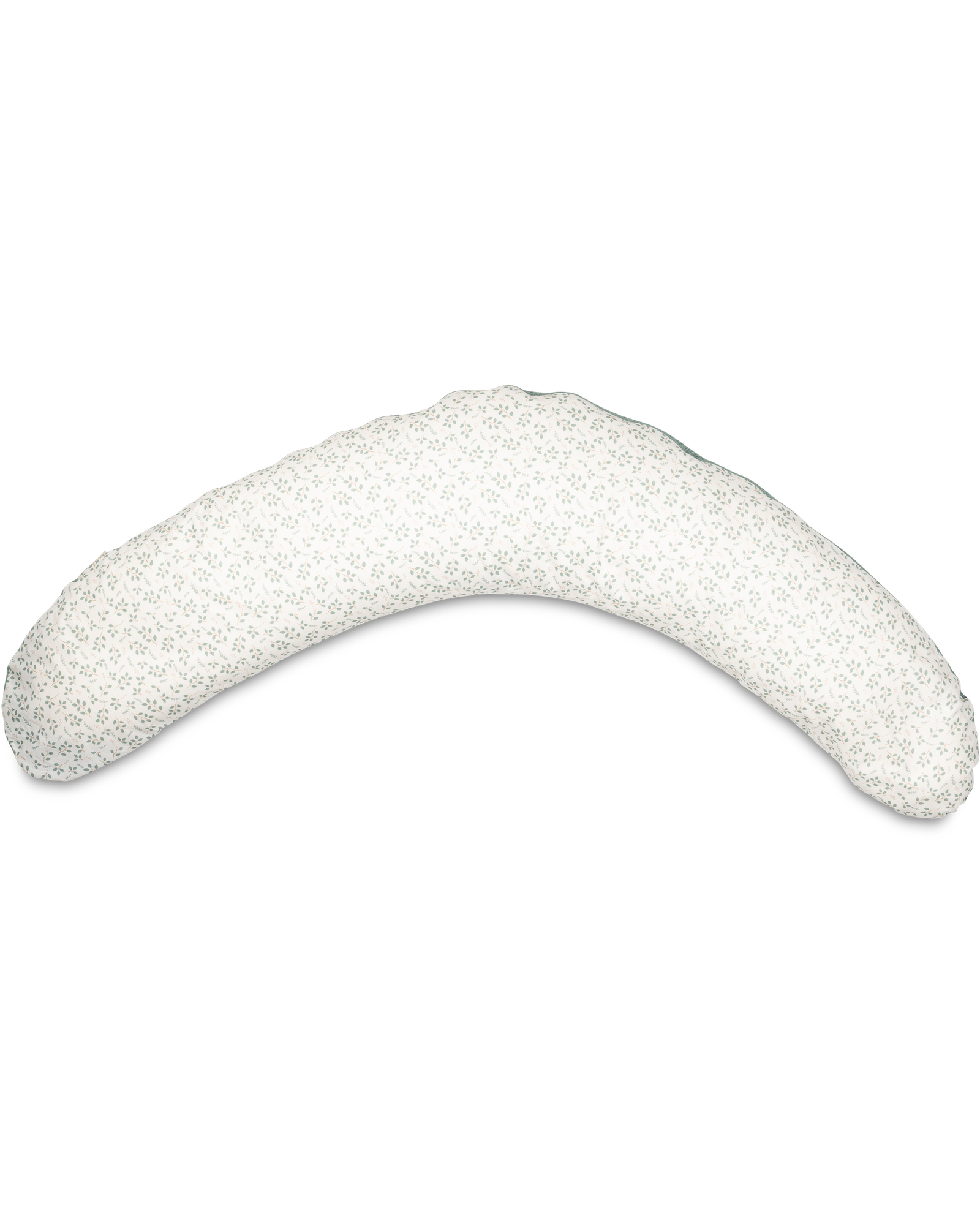 Stillkissen Waffelpiqué Motiv FLORAL GRÜN-ULLENBOOM-190 x 38 cm-Stillkissenbezug-ULLENBOOM Baby