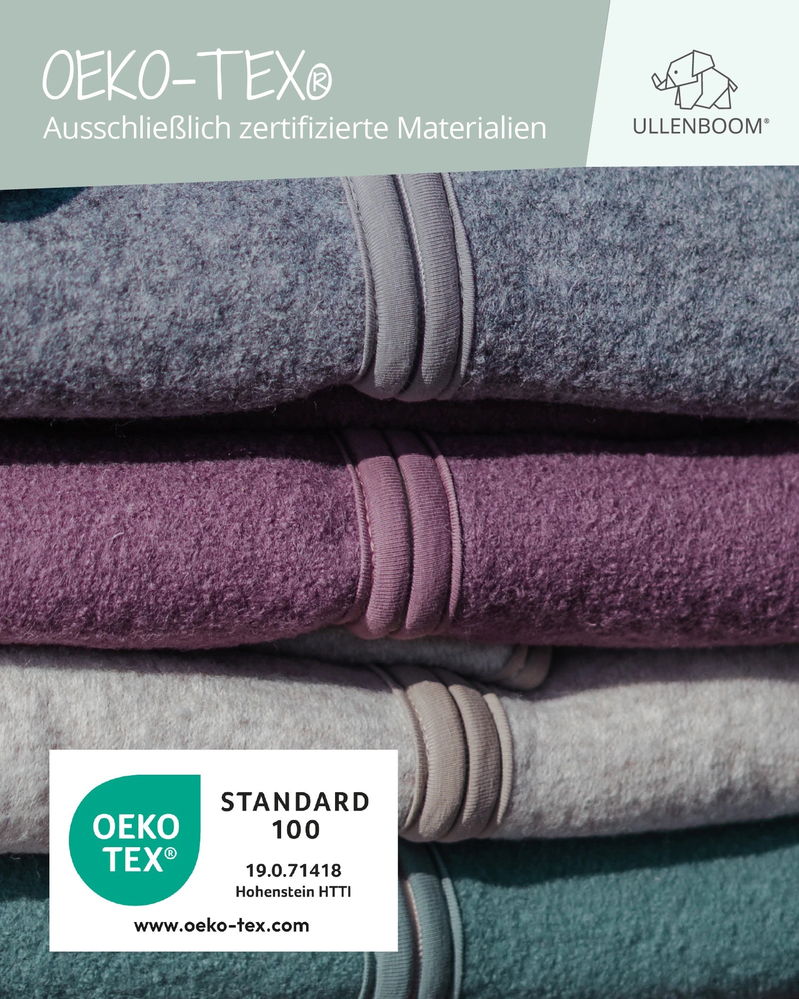 Wollwalk Anzug GRAU-ULLENBOOM Baby