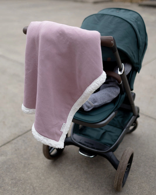 Babydecke Teddy Rosa-Babydecken-ULLENBOOM Baby