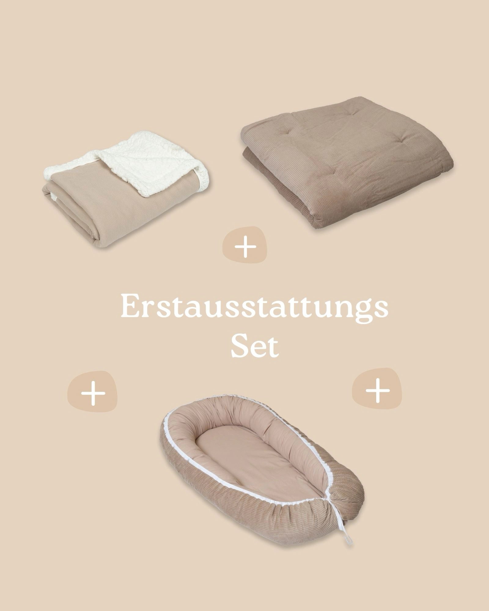Erstausstattungs Set Cord Sand-ULLENBOOM Baby