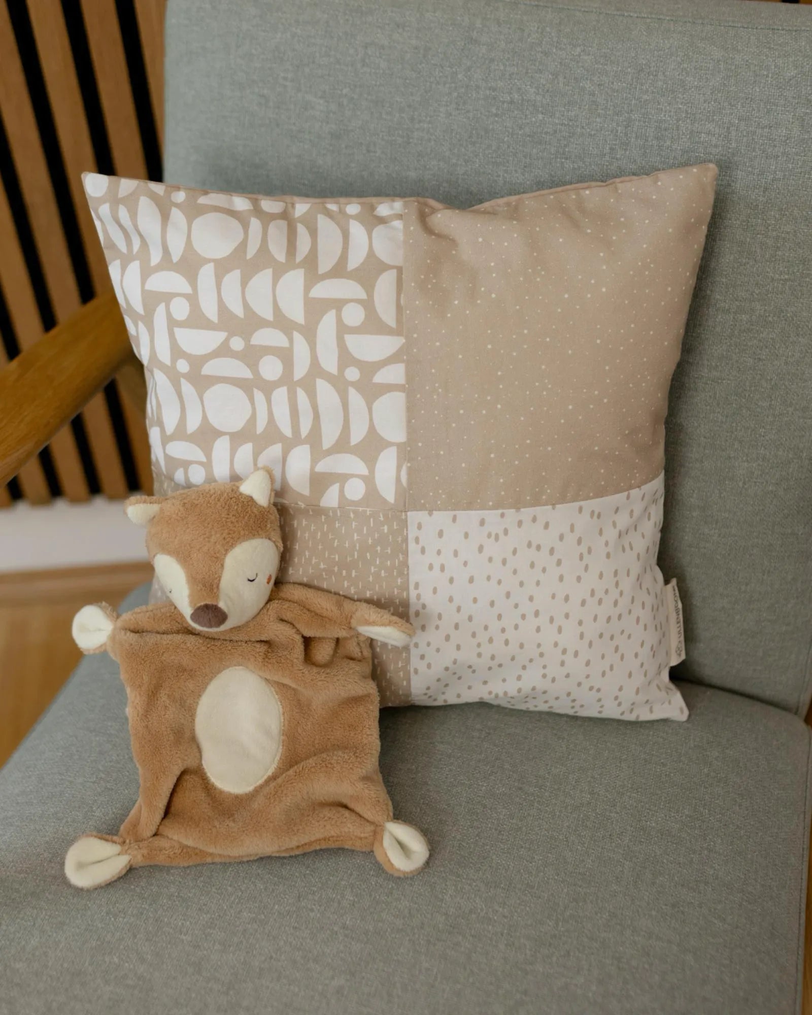 Kissenbezug Classic Sand-Kissenbezüge-ULLENBOOM Baby