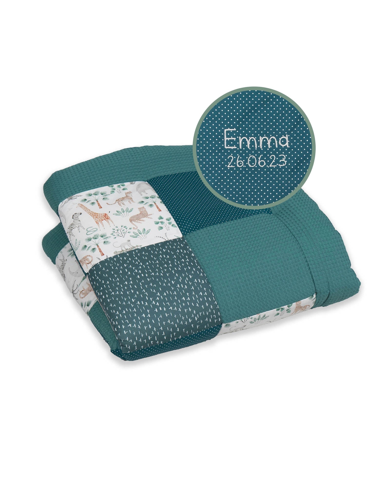 Personalisierbare Krabbeldecke MADAGASKAR-ULLENBOOM Baby