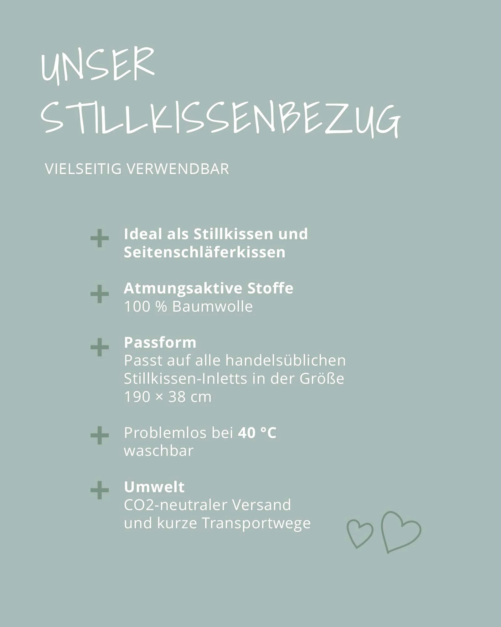 Ersatzbezug für Stillkissen Floral Sand