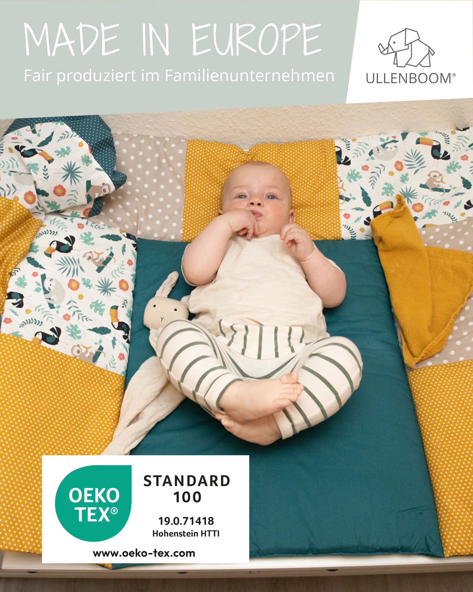 Wickelauflagen-Bezug Dschungel-Wickelauflagen-Bezüge-ULLENBOOM Baby