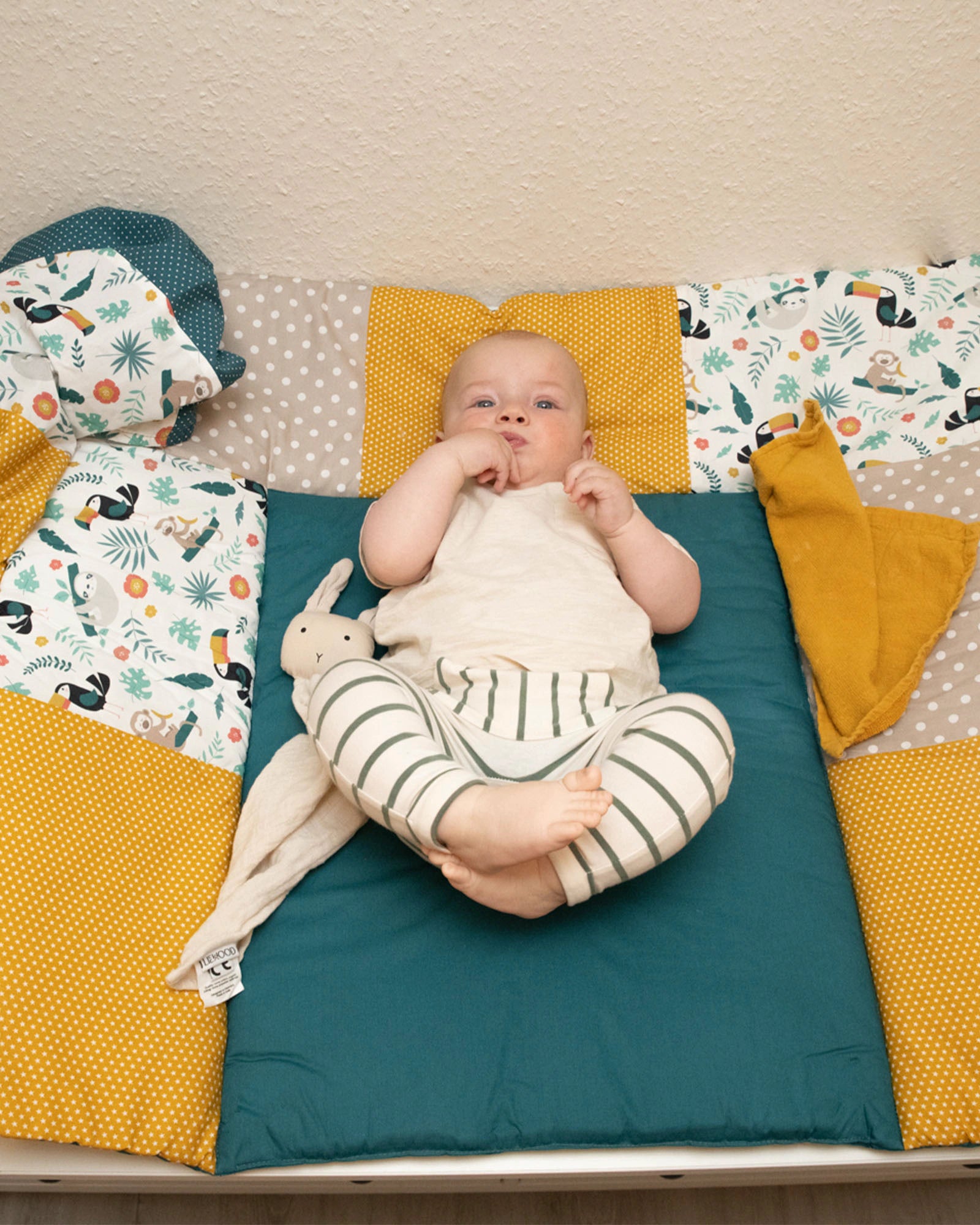 Wickelauflage Dschungel-Gepolstere Wickelauflagen-ULLENBOOM Baby