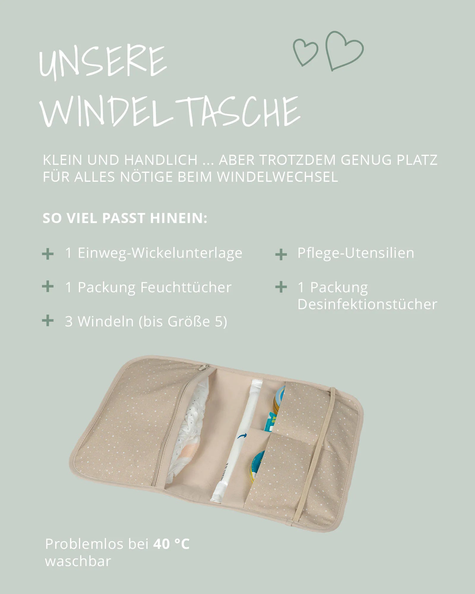Windeltasche Classic Sand-Windeltaschen-ULLENBOOM Baby