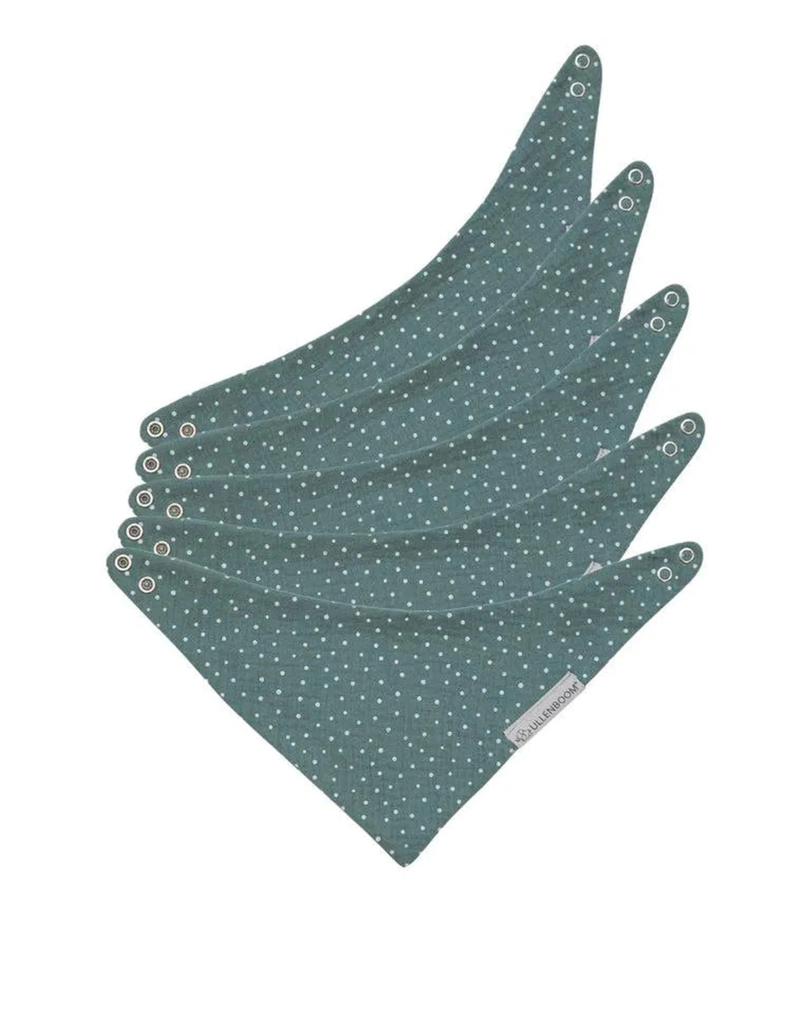 Dreieckstuch MUSSELIN SALBEIGRÜN-ULLENBOOM Baby