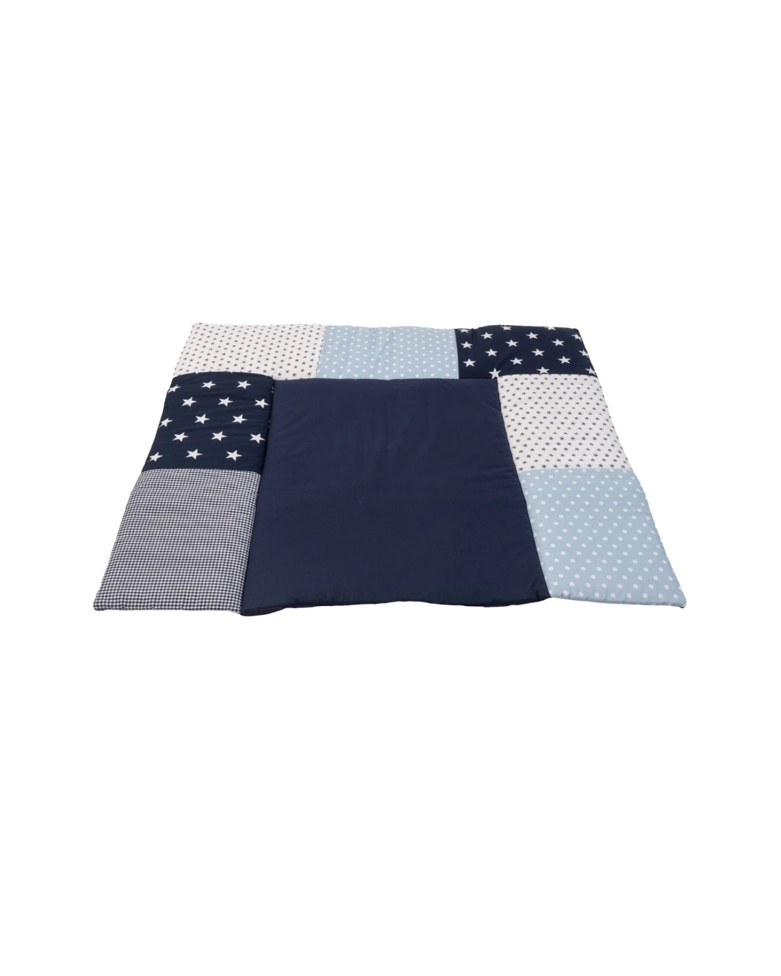 Wickelauflage Blau Hellblau Grau-ULLENBOOM Baby