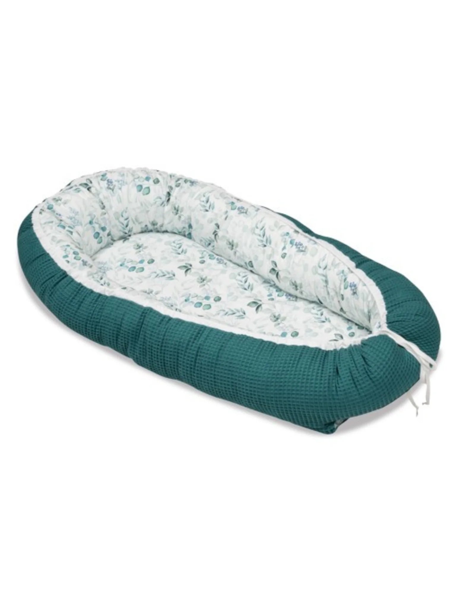 Babynest Eukalyptus Petrol-ULLENBOOM Baby