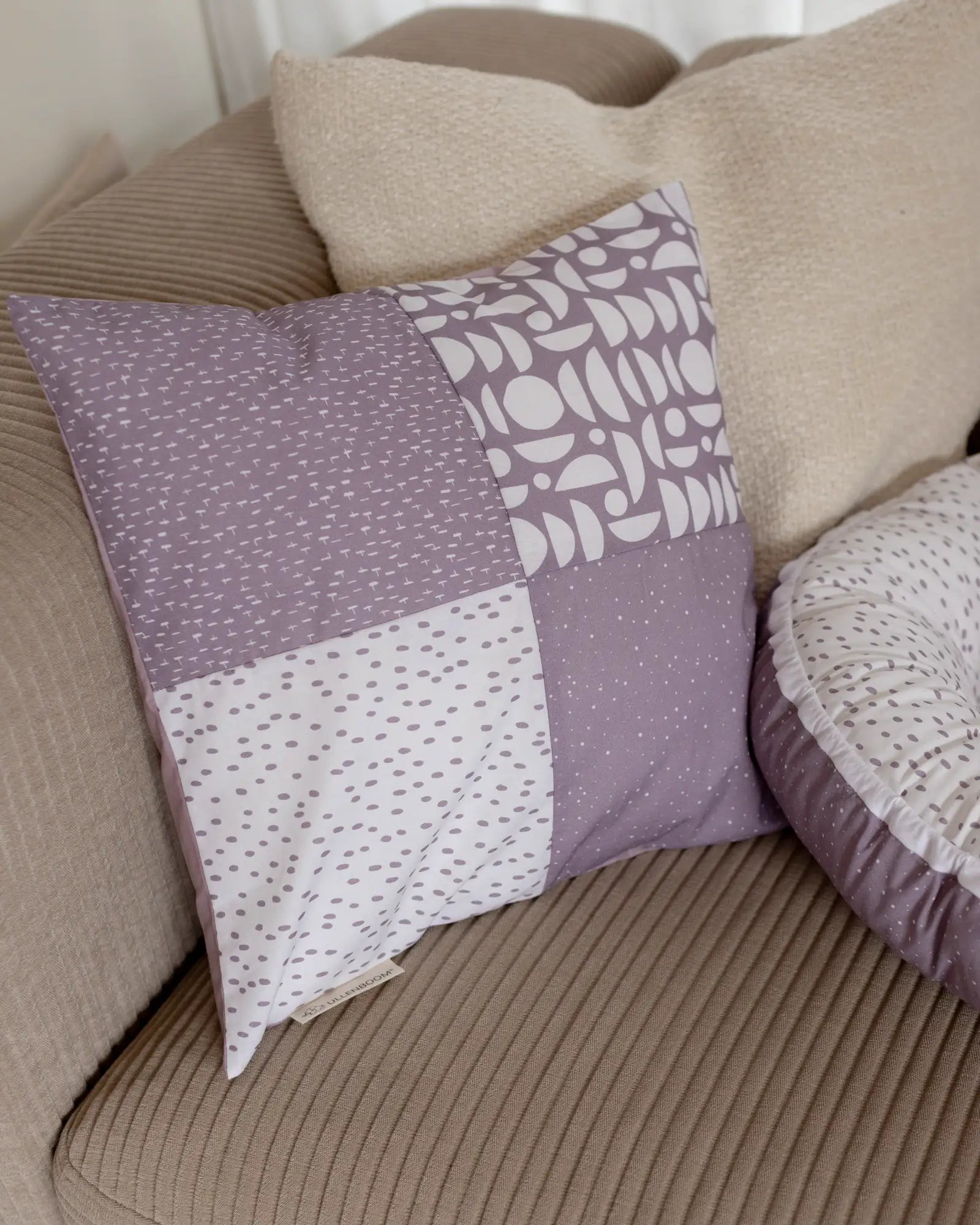 Kissenbezug Classic Flieder-Kissenbezüge-ULLENBOOM Baby