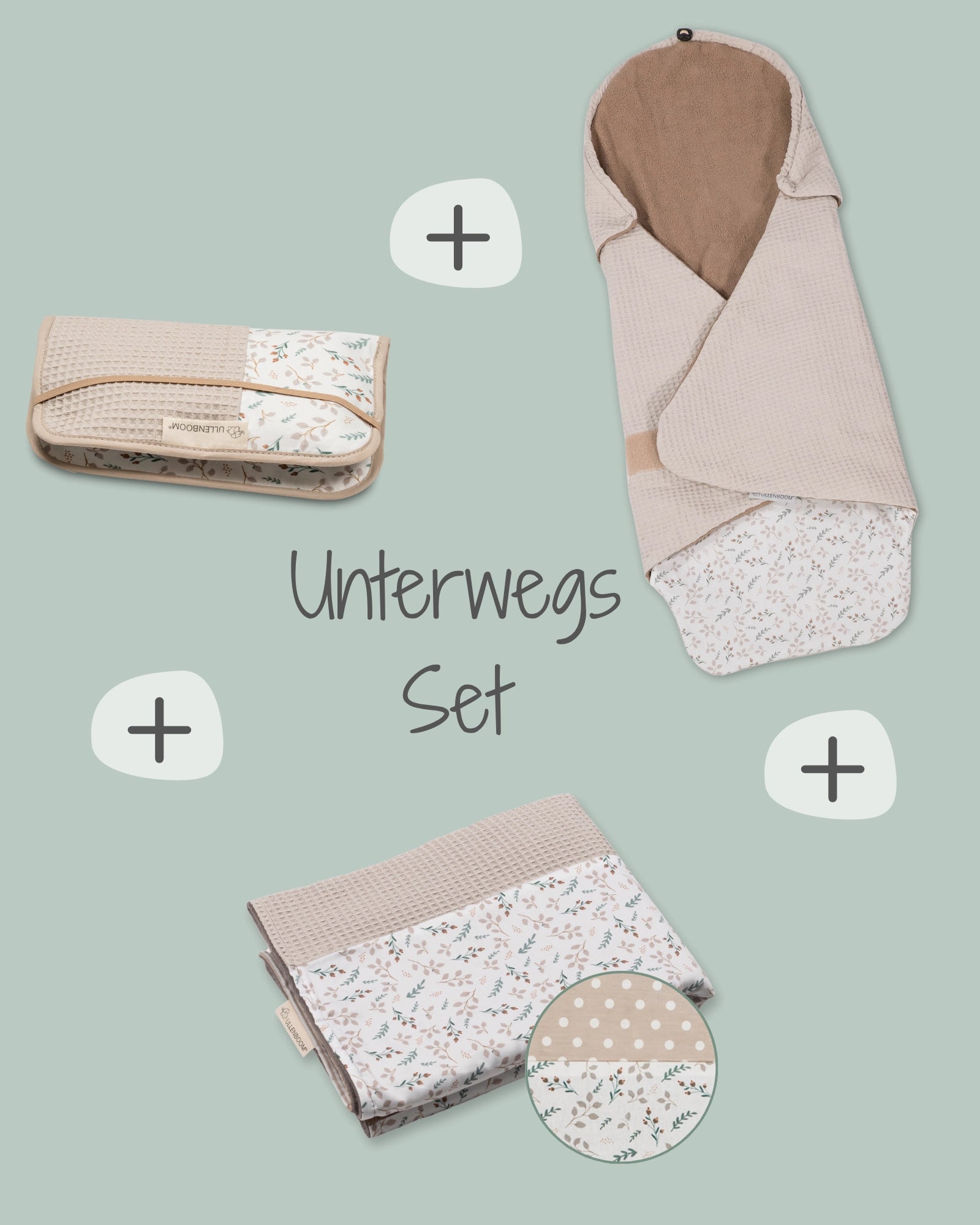Unterwegs Set FLORAL SAND & SANDBLUME-ULLENBOOM Baby