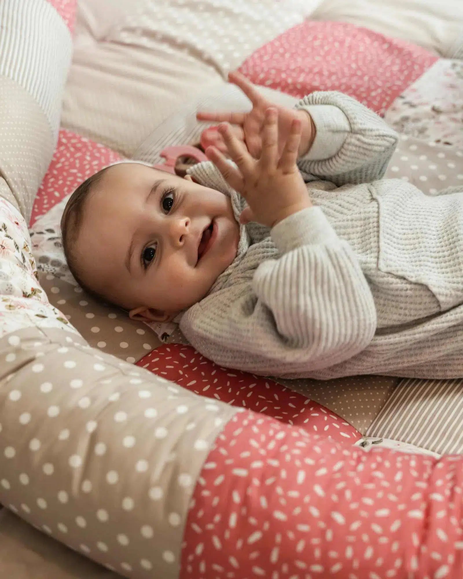 Baby Bettschlange ROSA BLÜTEN-ULLENBOOM-ULLENBOOM Baby