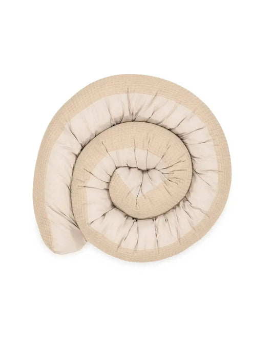 Baby Bettschlange Waffelpiqué SAND-ULLENBOOM Baby-200 cm-ULLENBOOM Baby