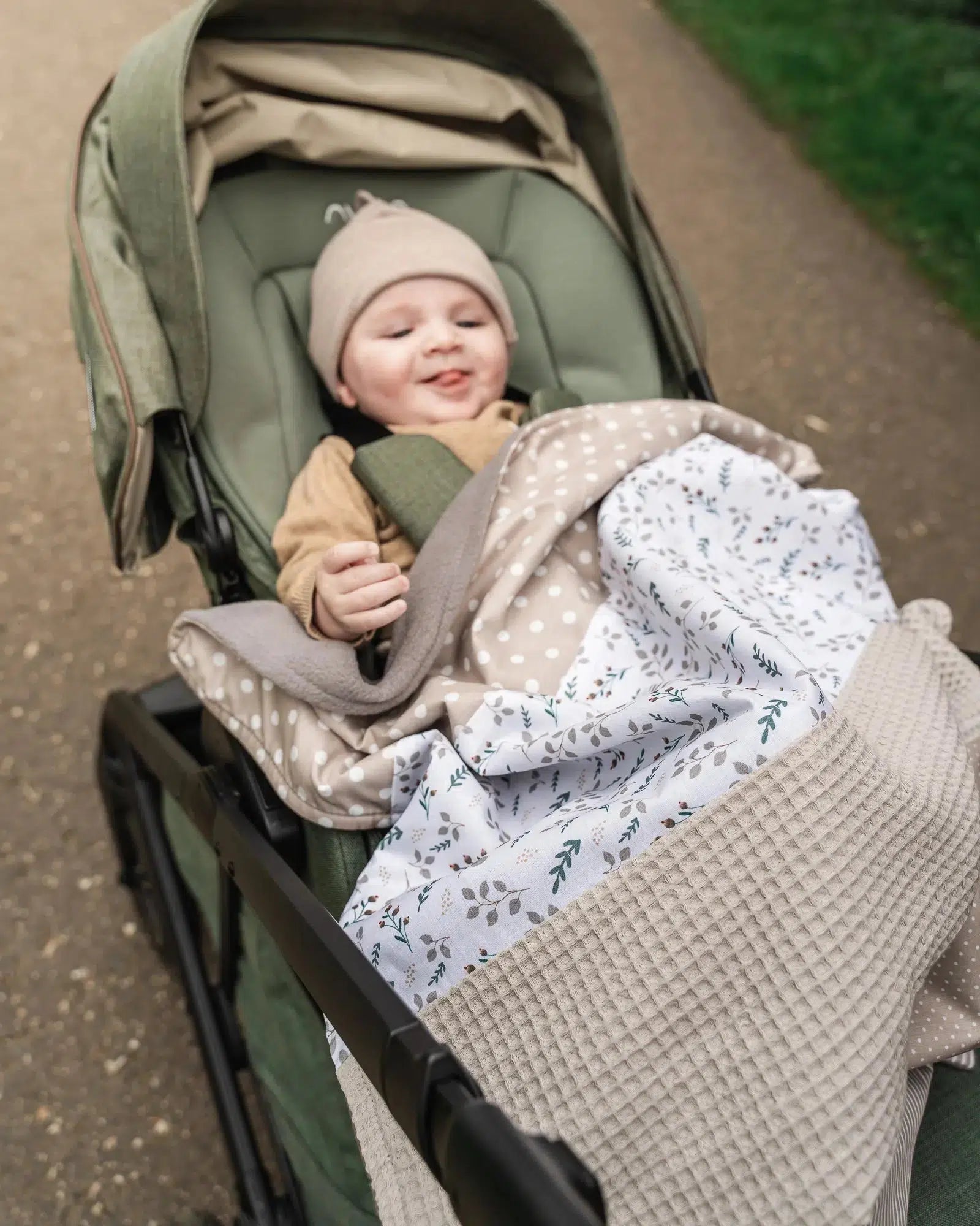 Babydecke SANDBLUME-ULLENBOOM Baby-70 x 100 cm-ULLENBOOM Baby