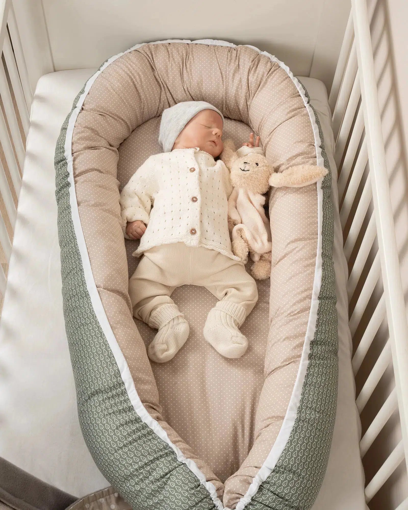 Babynest BLÄTTERZAUBER-ULLENBOOM Baby-55 x 95 cm-ULLENBOOM Baby