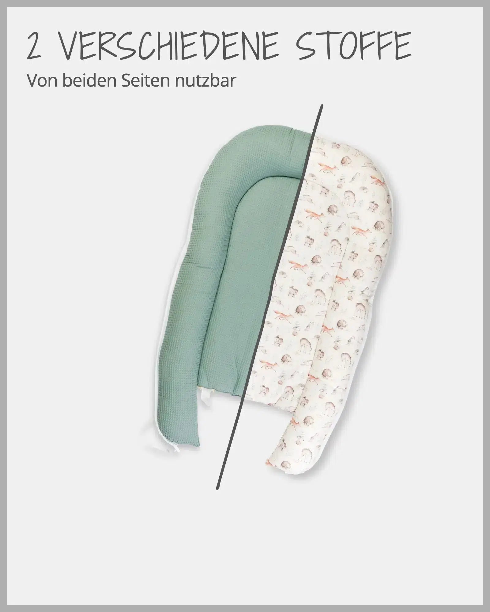 Babynest WALDFREUNDE-ULLENBOOM Baby-55 x 95 cm-ULLENBOOM Baby