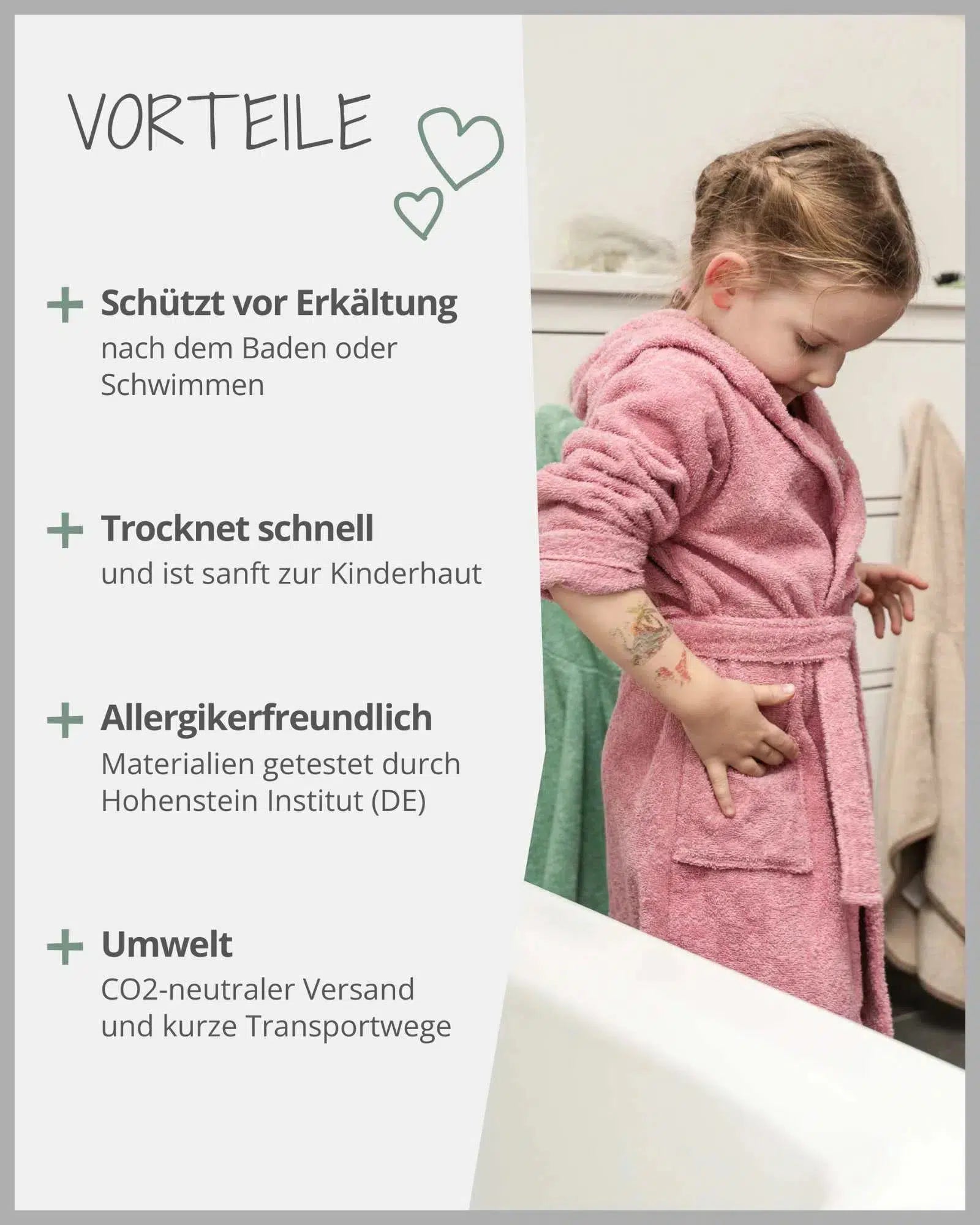Bademantel ROSA-ULLENBOOM-35 x 97 cm-ULLENBOOM Baby