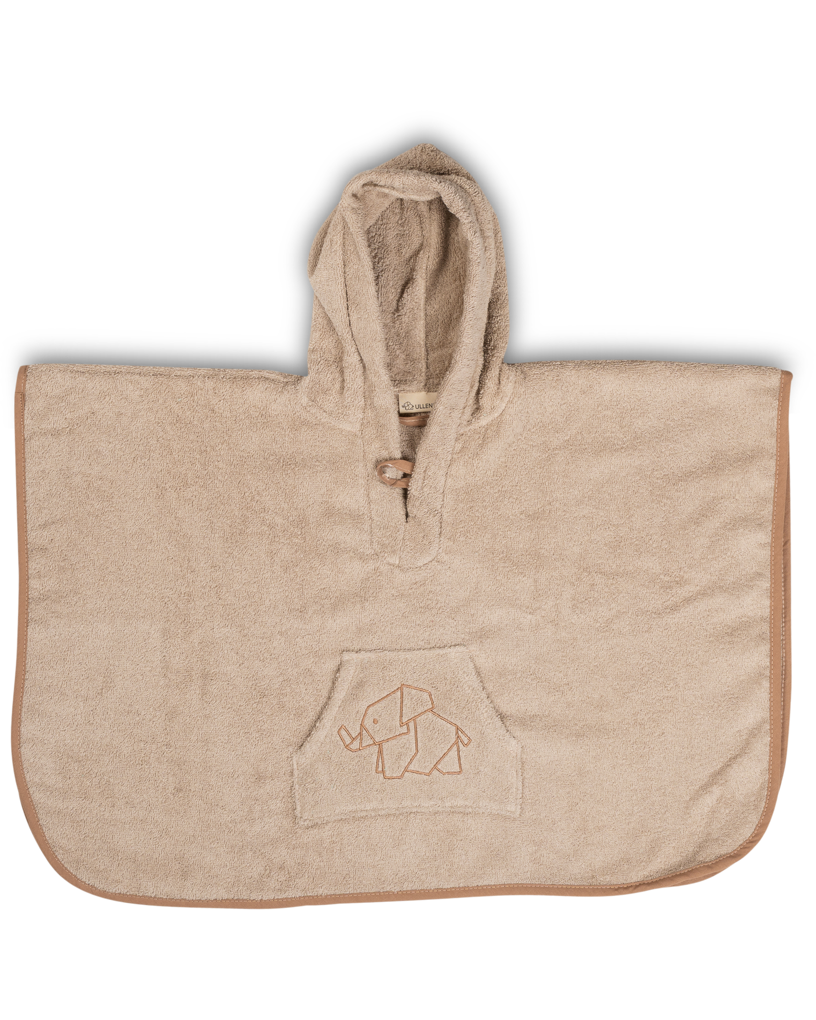 Handtuch Poncho mit Kapuze SAND-Handtuch-ULLENBOOM Baby-45 x 70 cm-ULLENBOOM Baby