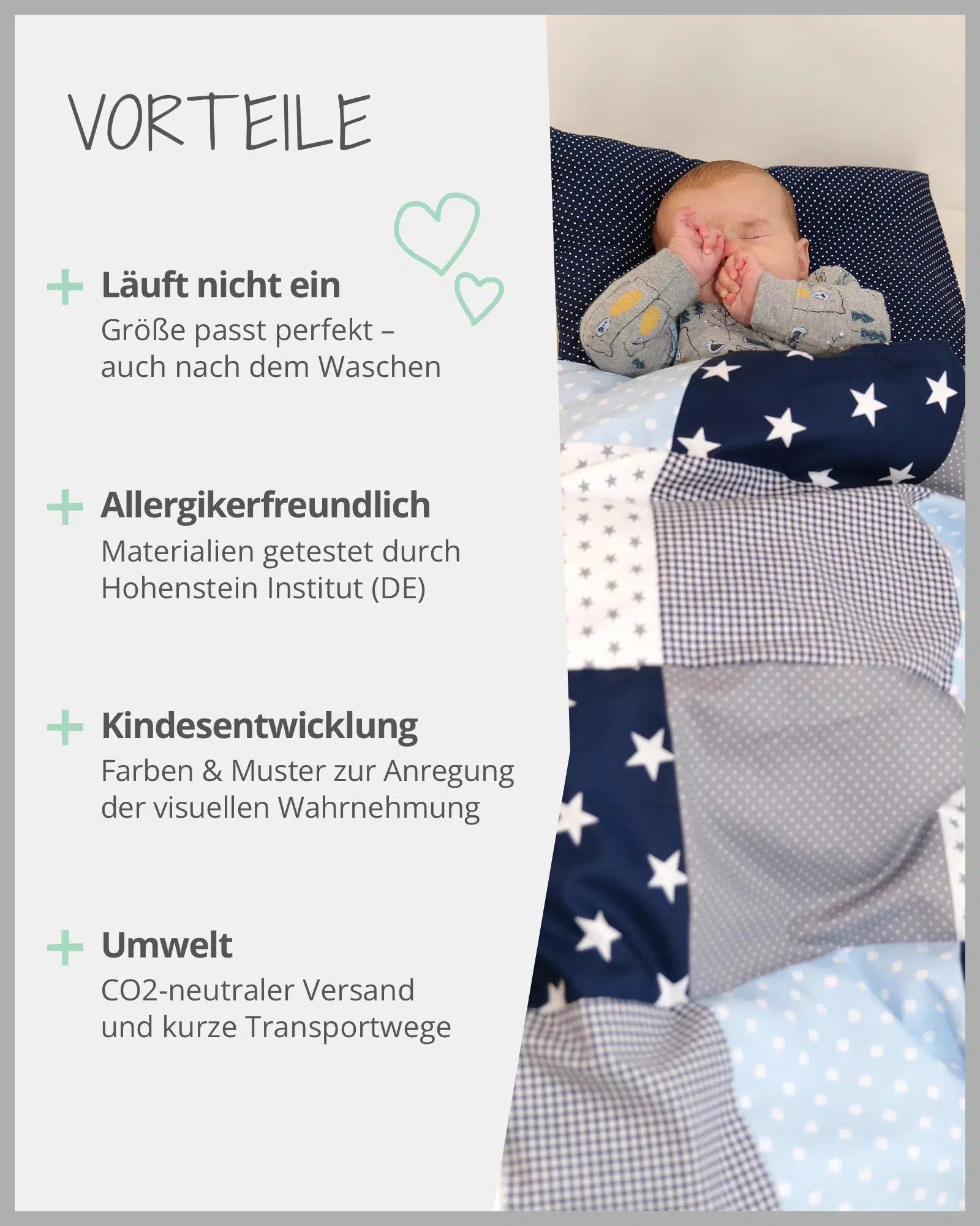 Bettwäsche Patchwork SAND EICHHÖRNCHEN-ULLENBOOM-ULLENBOOM Baby