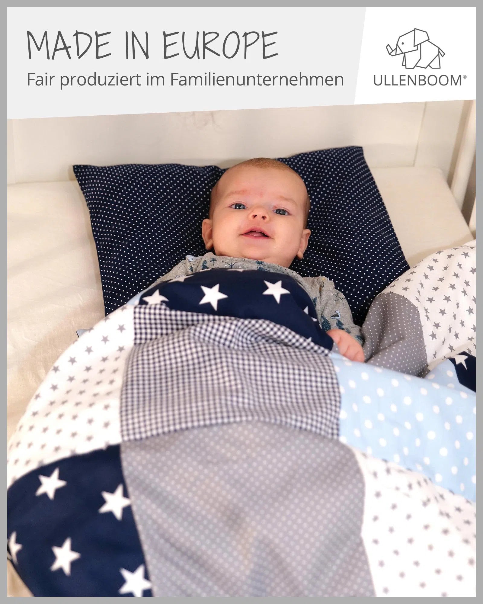 Bettwäsche Patchwork SAND EICHHÖRNCHEN-ULLENBOOM-ULLENBOOM Baby