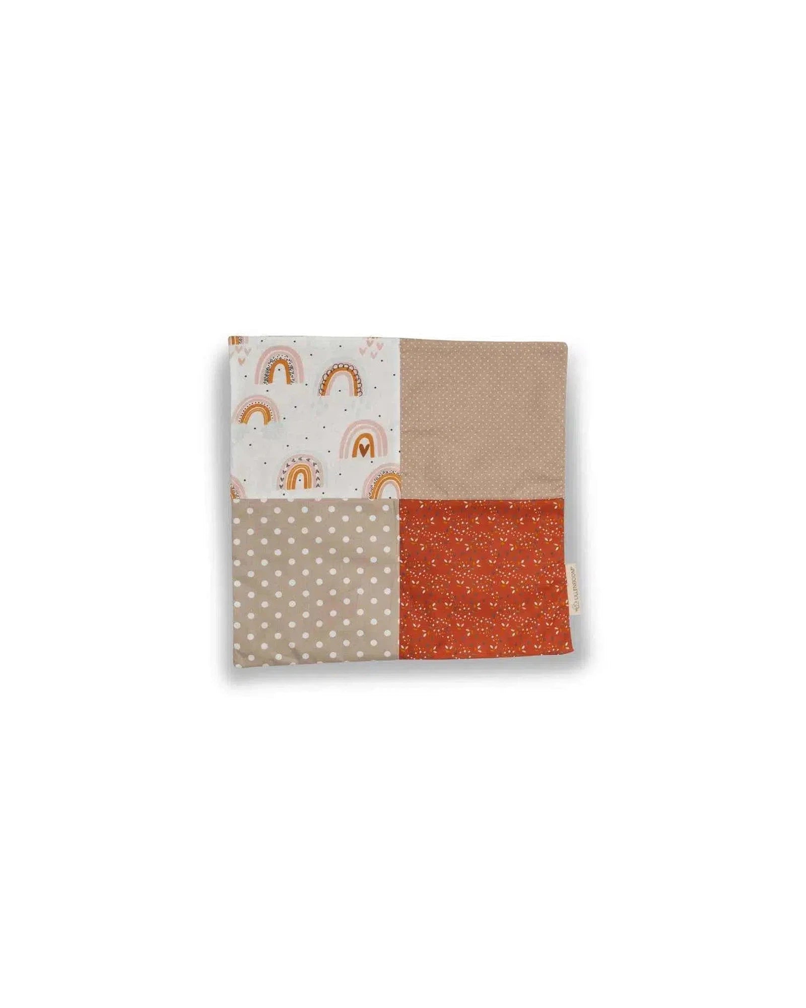 Kissenbezug Patchwork REGENBOGEN-ULLENBOOM-40 x 40 cm-ULLENBOOM Baby