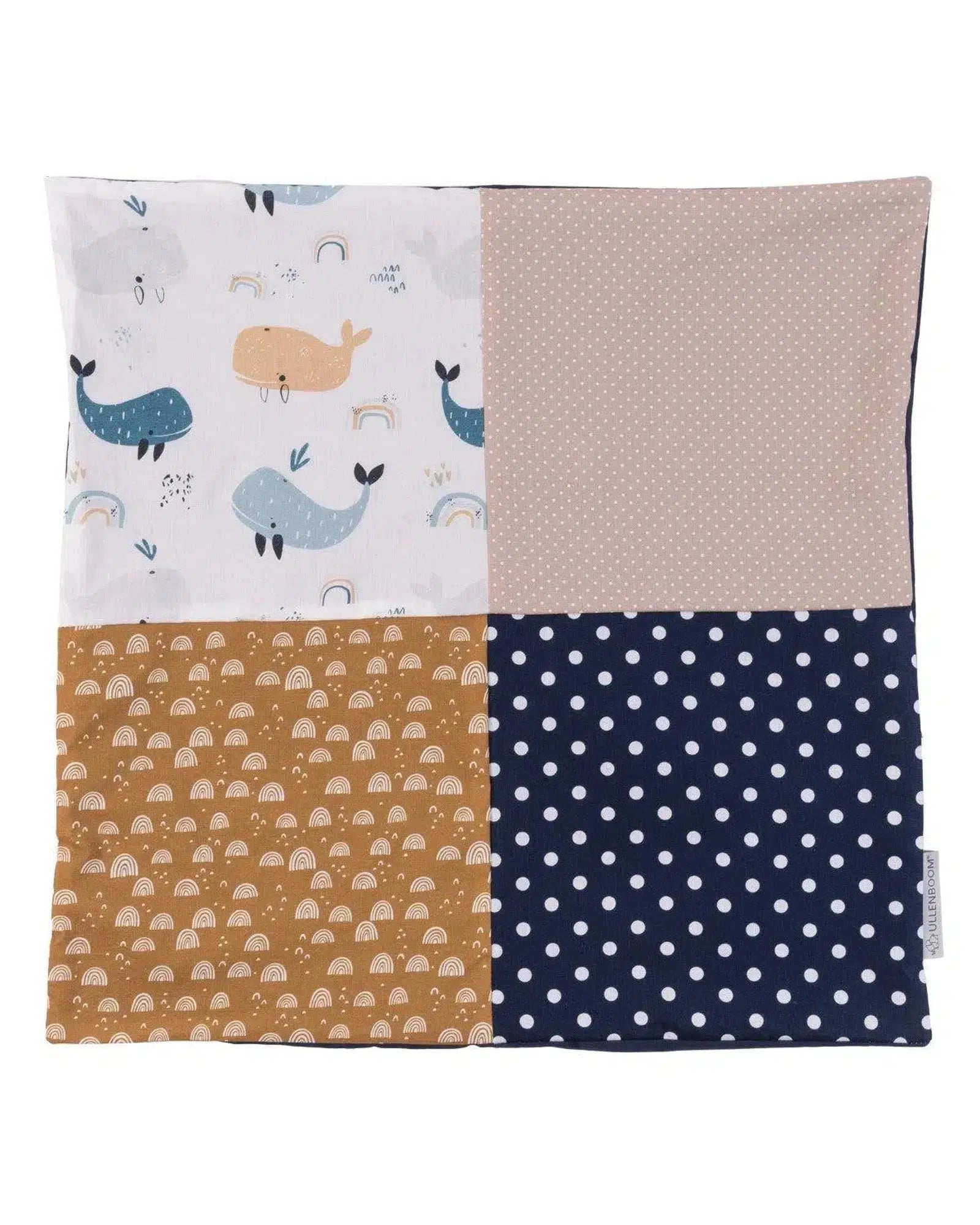 Kissenbezug Patchwork WALE-ULLENBOOM-40 x 40 cm-ULLENBOOM Baby