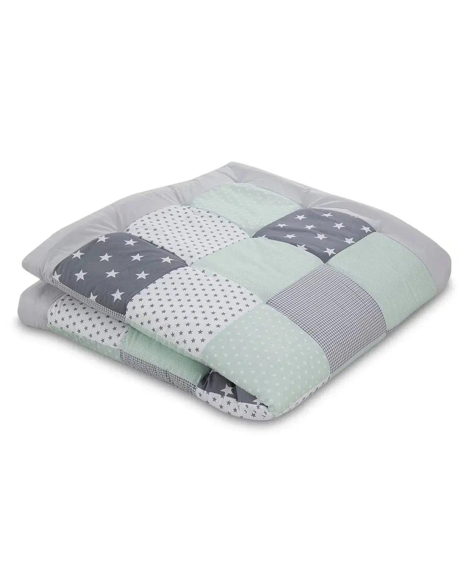 Krabbeldecke & Laufgittereinlage MINT GRAU-ULLENBOOM-ULLENBOOM Baby