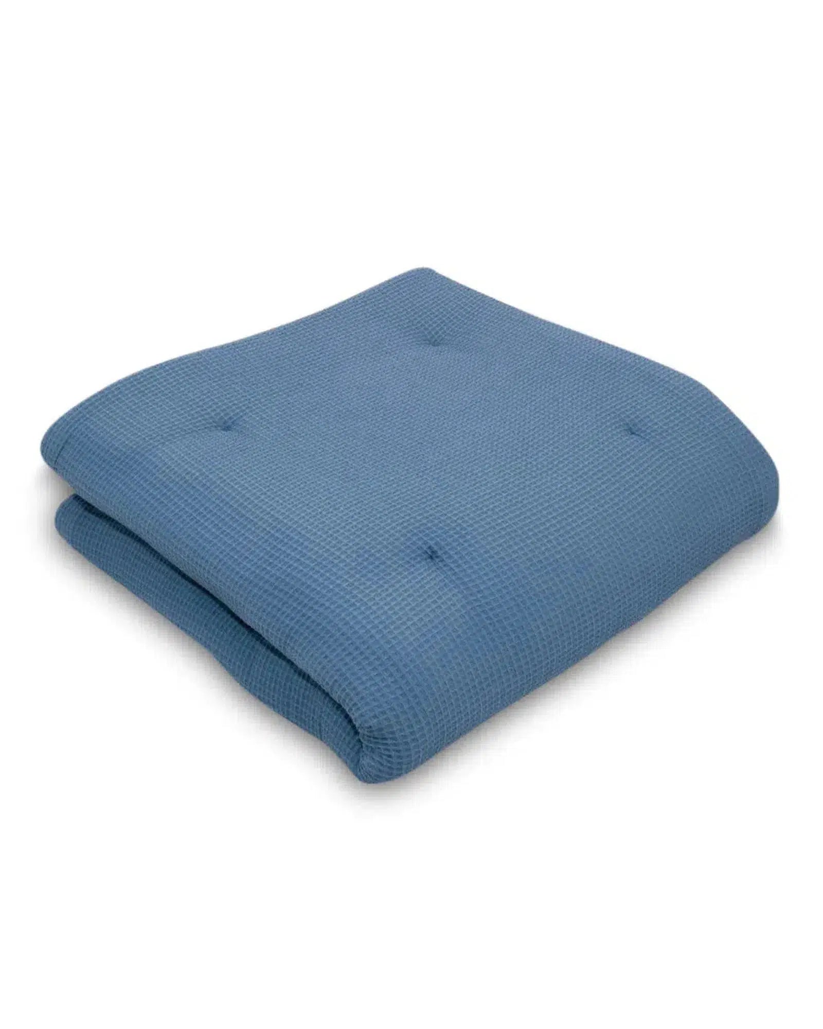 Krabbeldecke & Laufgittereinlage WAFFELPIQUÉ BLAU-ULLENBOOM-ULLENBOOM Baby