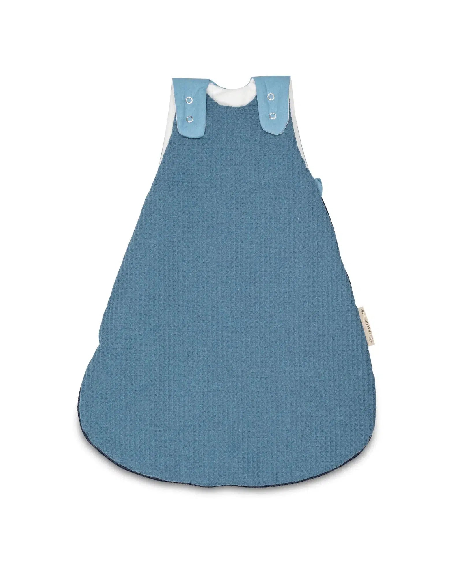 Baby Schlafsack Waffelpiqué BLAU-ULLENBOOM-0-4 Monate | 56-62 cm-ULLENBOOM Baby