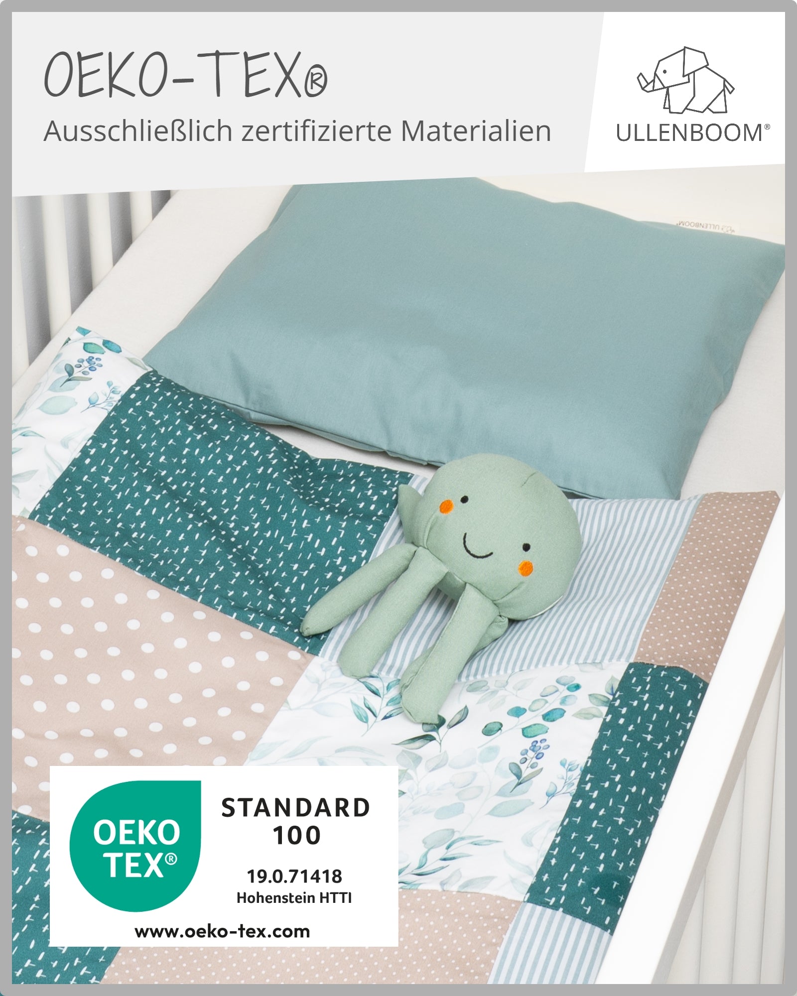 Bettwäsche Eukalyptus-ULLENBOOM Baby