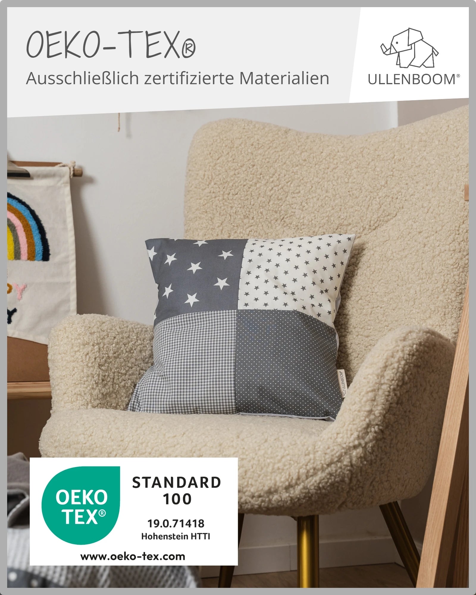 Bettwäsche GRAUE STERNE