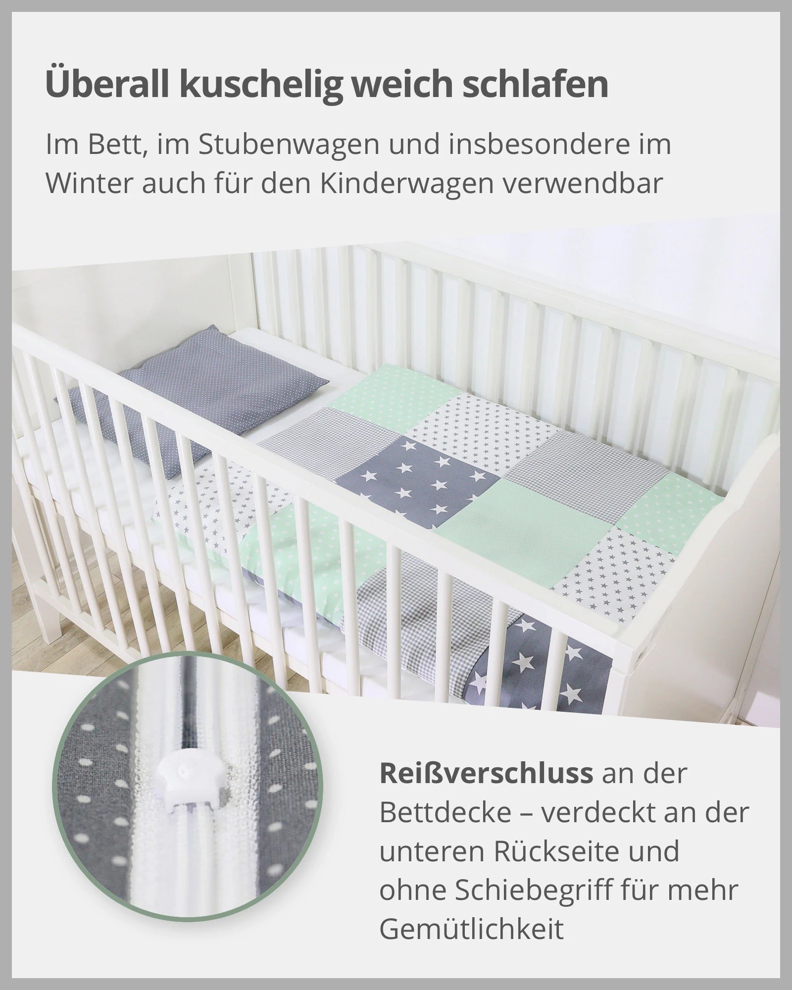 Bettwäsche MINT GRAU