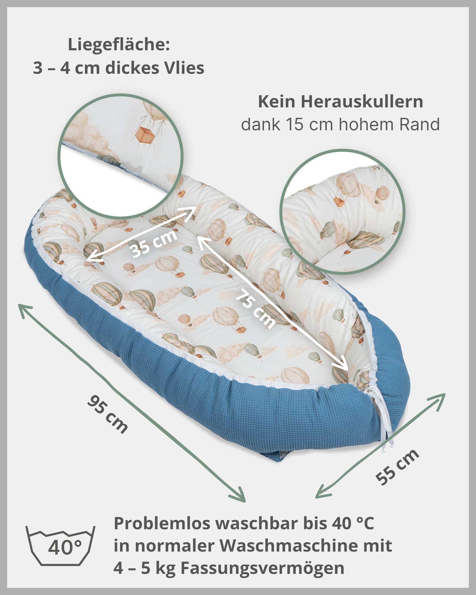 Babynest BALLONTRAUM
