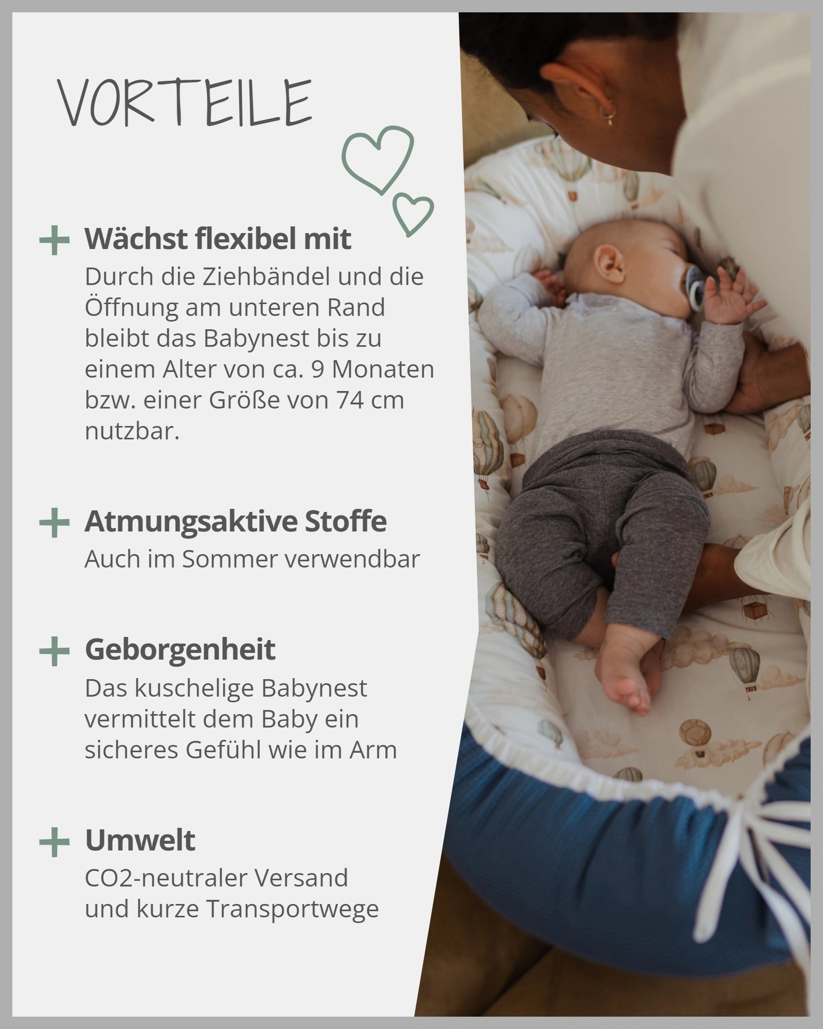 Babynest BALLONTRAUM