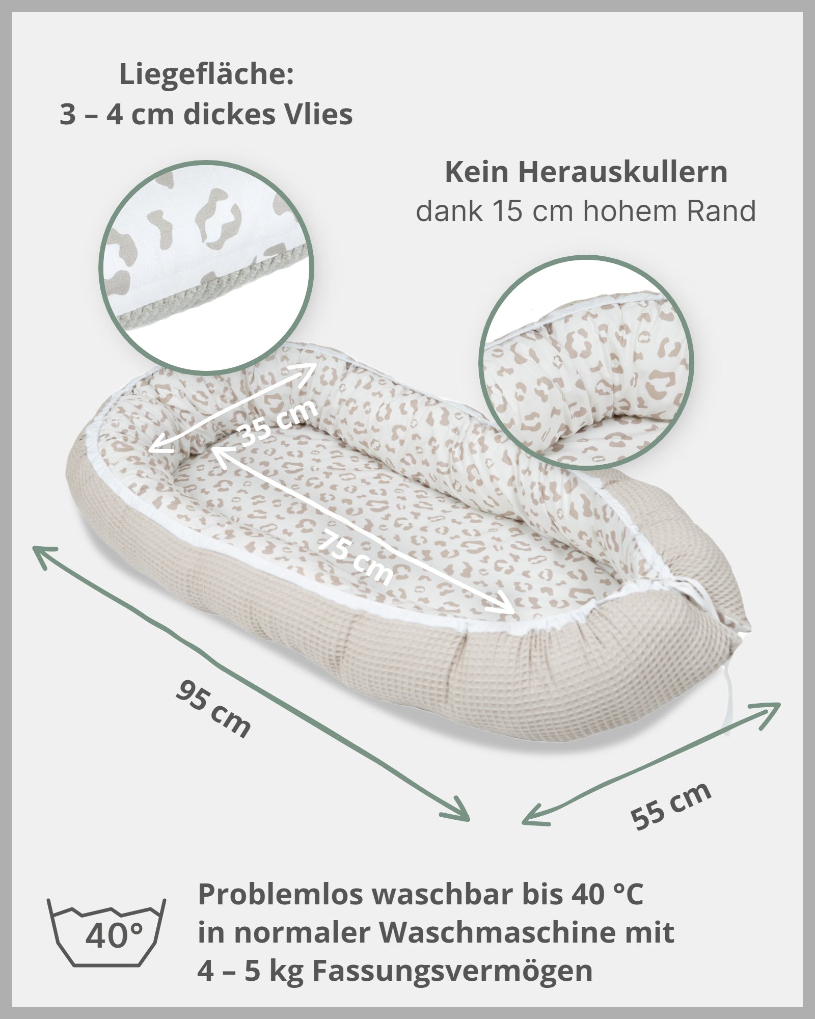 Babynest LEO-ULLENBOOM Baby