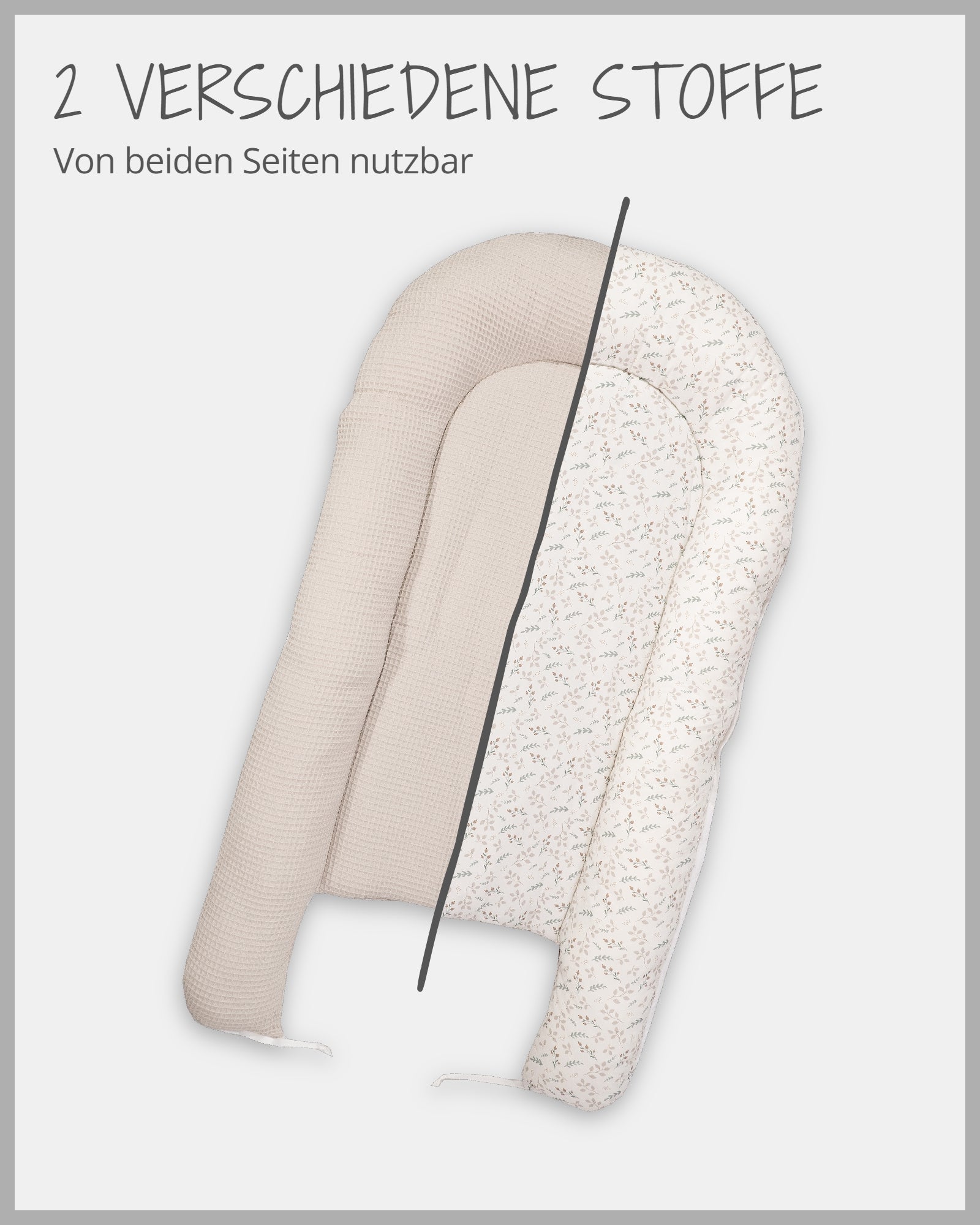 Babynest Floral Sand-ULLENBOOM Baby