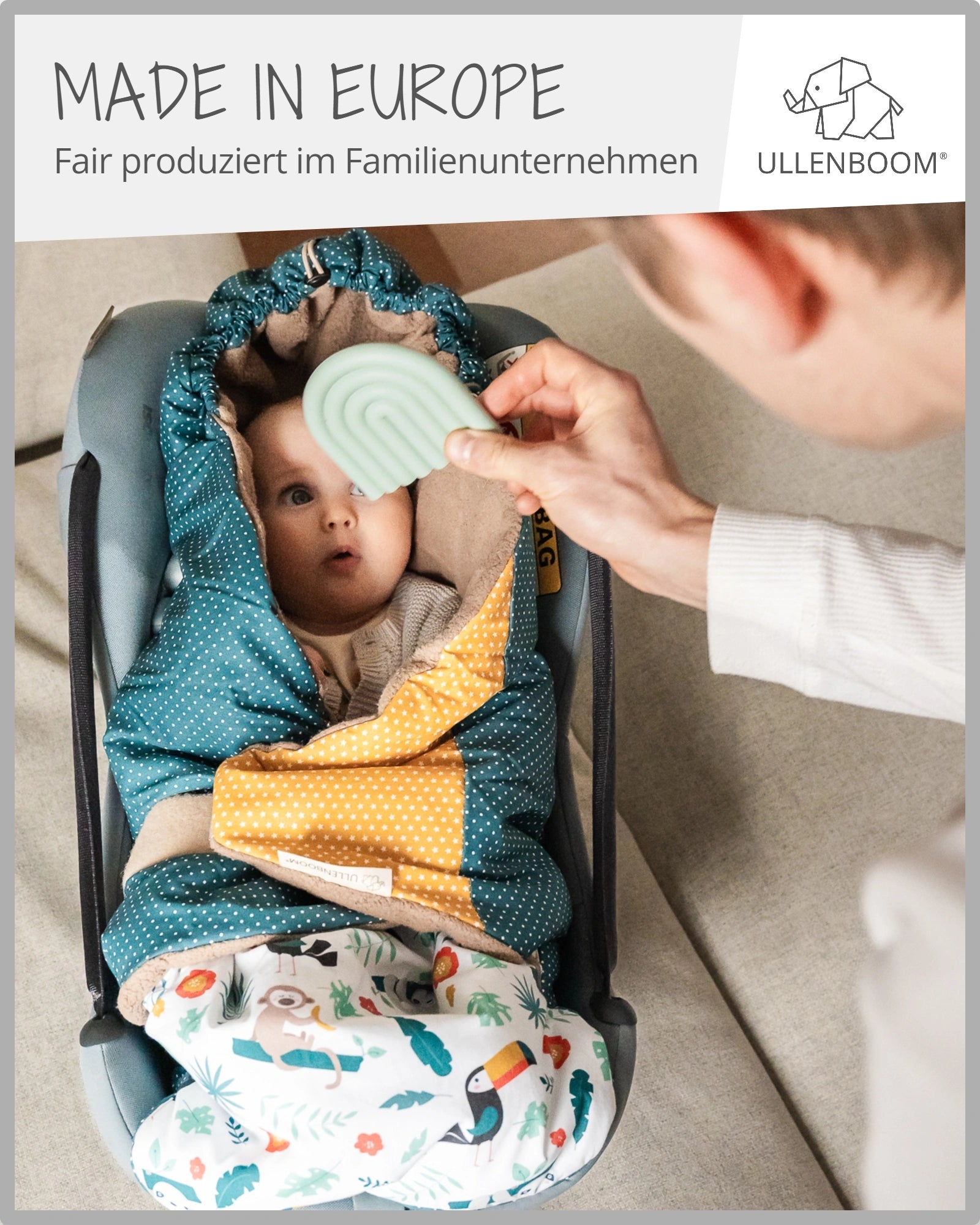 Einschlagdecke Dschungel-ULLENBOOM Baby