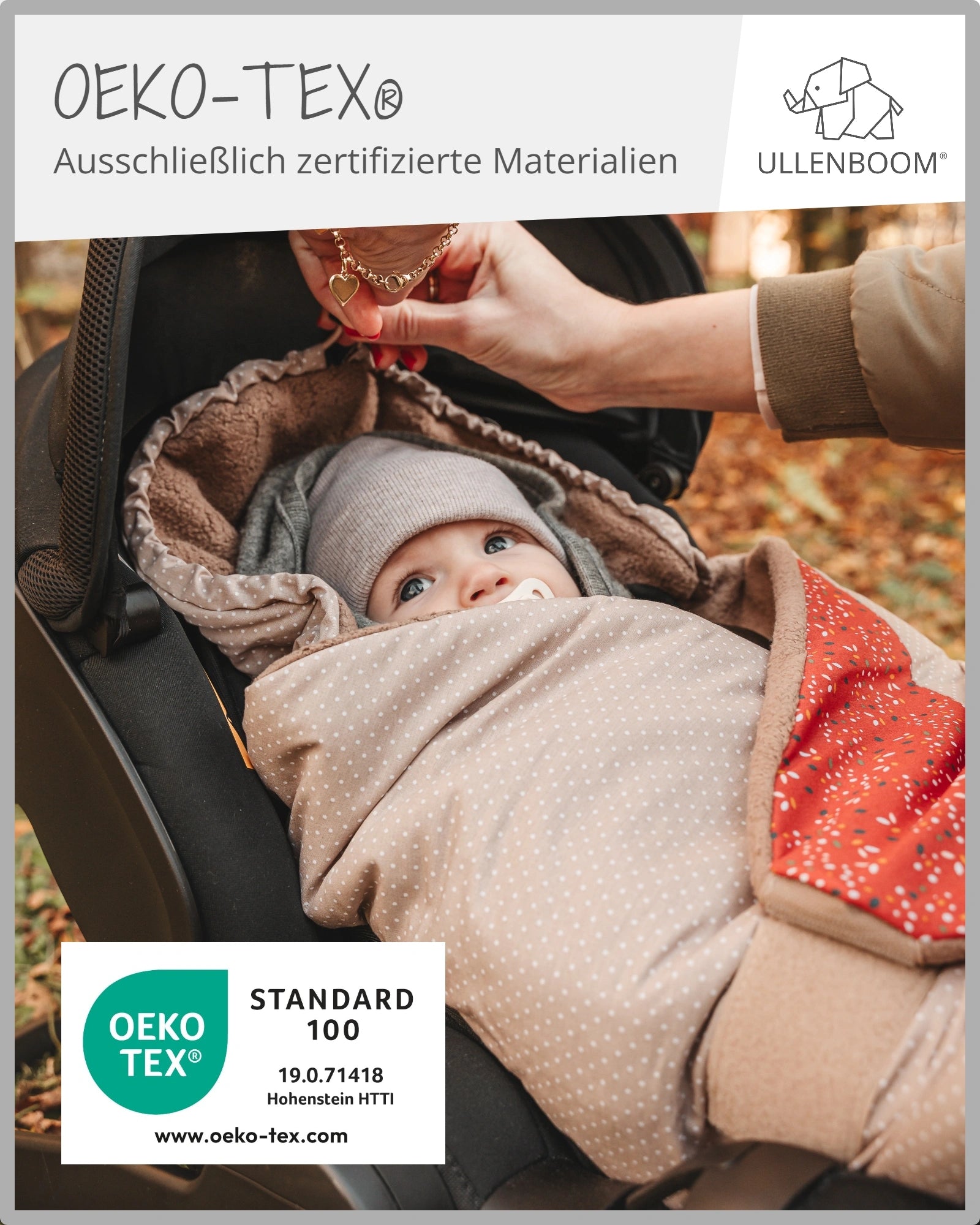 Einschlagdecke REGENBOGEN-ULLENBOOM Baby