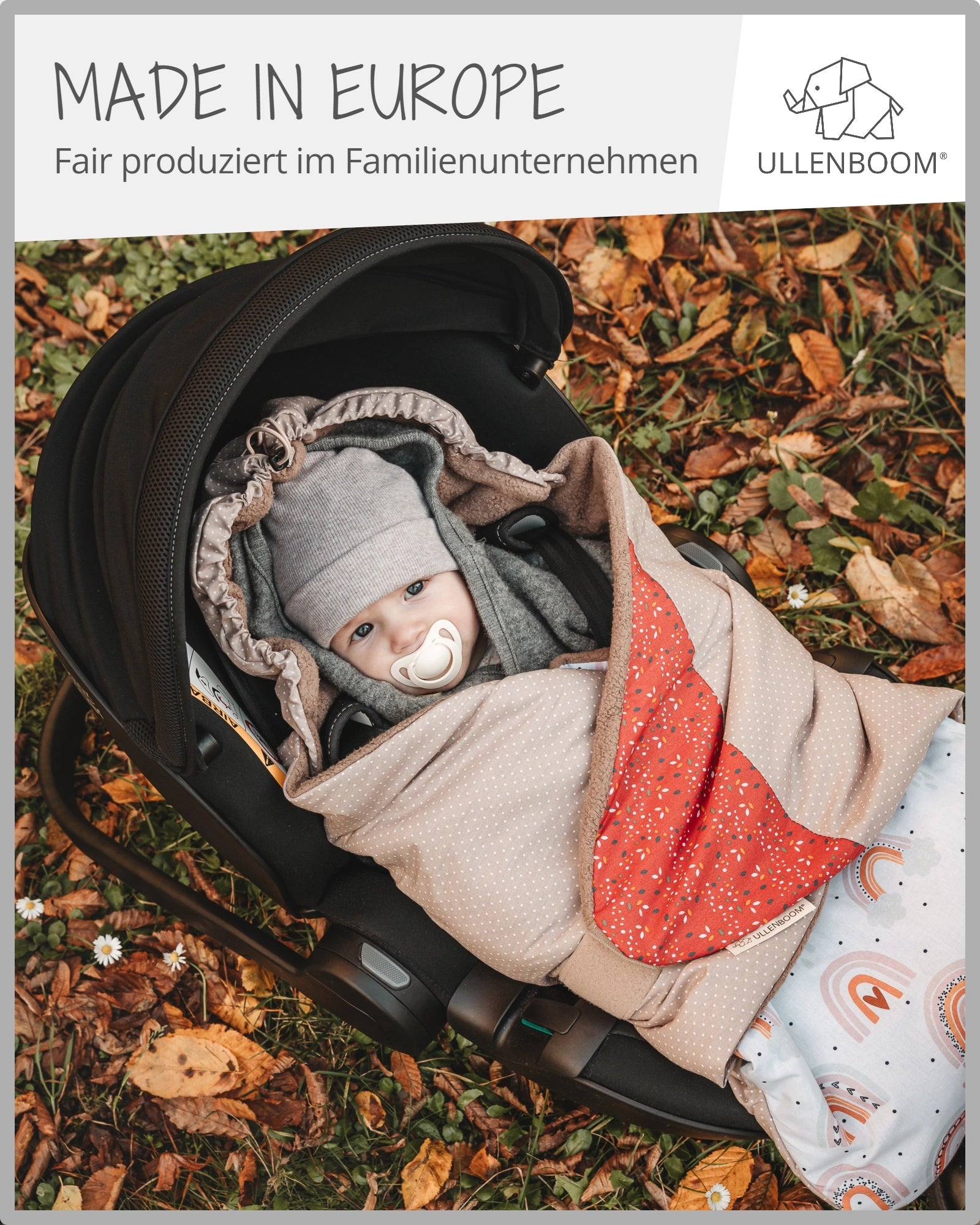 Einschlagdecke REGENBOGEN-ULLENBOOM Baby