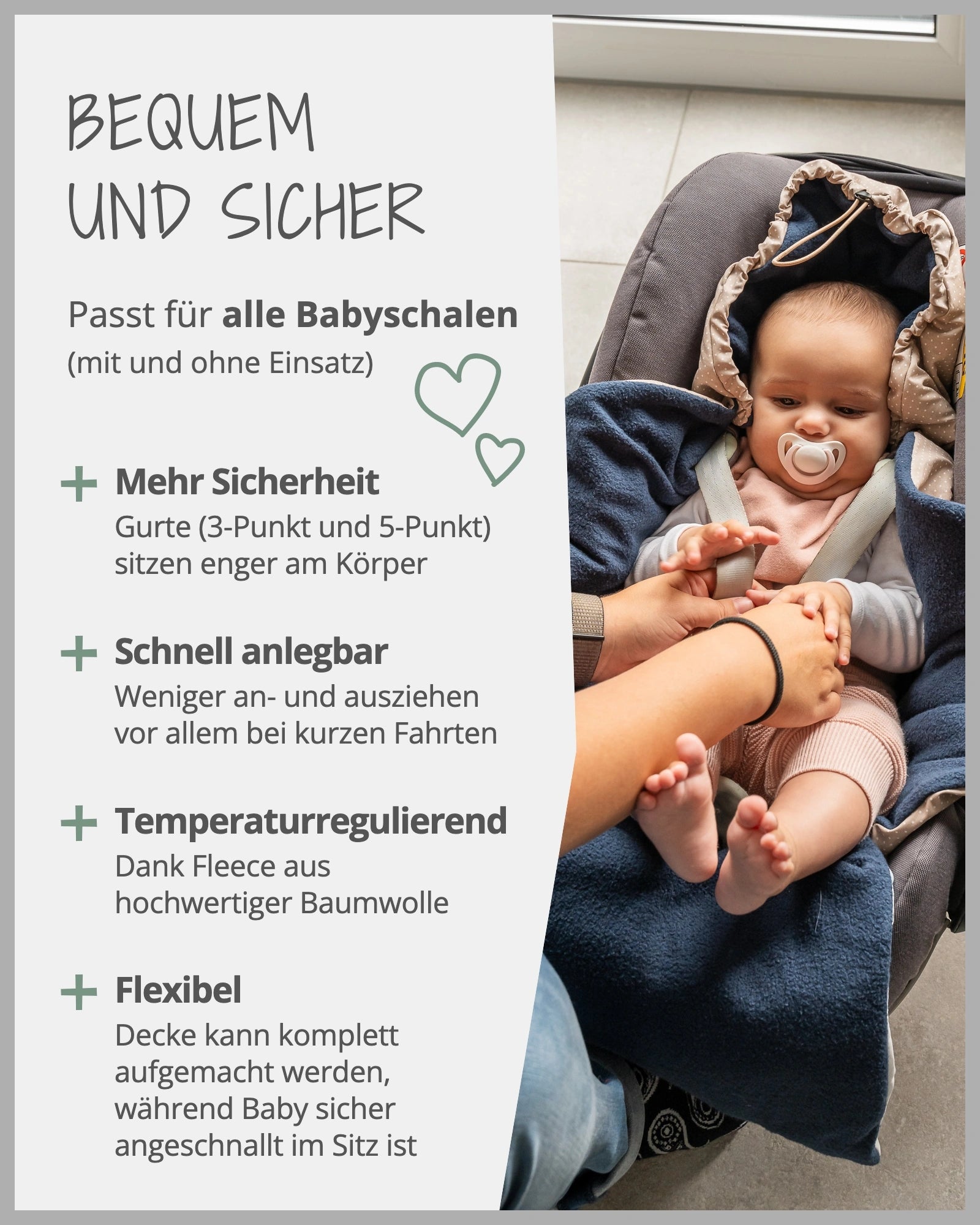 Einschlagdecke WALE-ULLENBOOM Baby