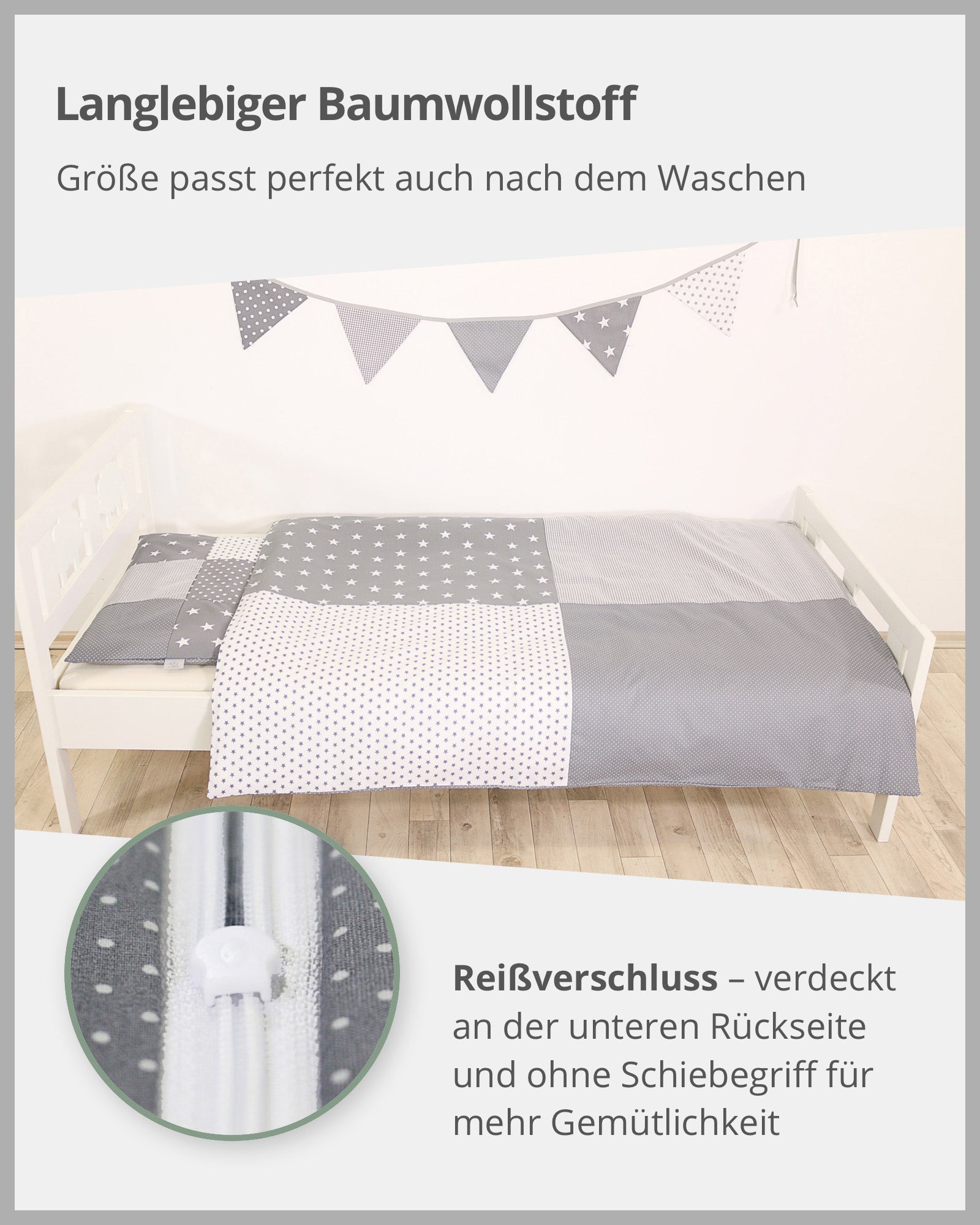 Bettwäsche Eukalyptus-ULLENBOOM Baby