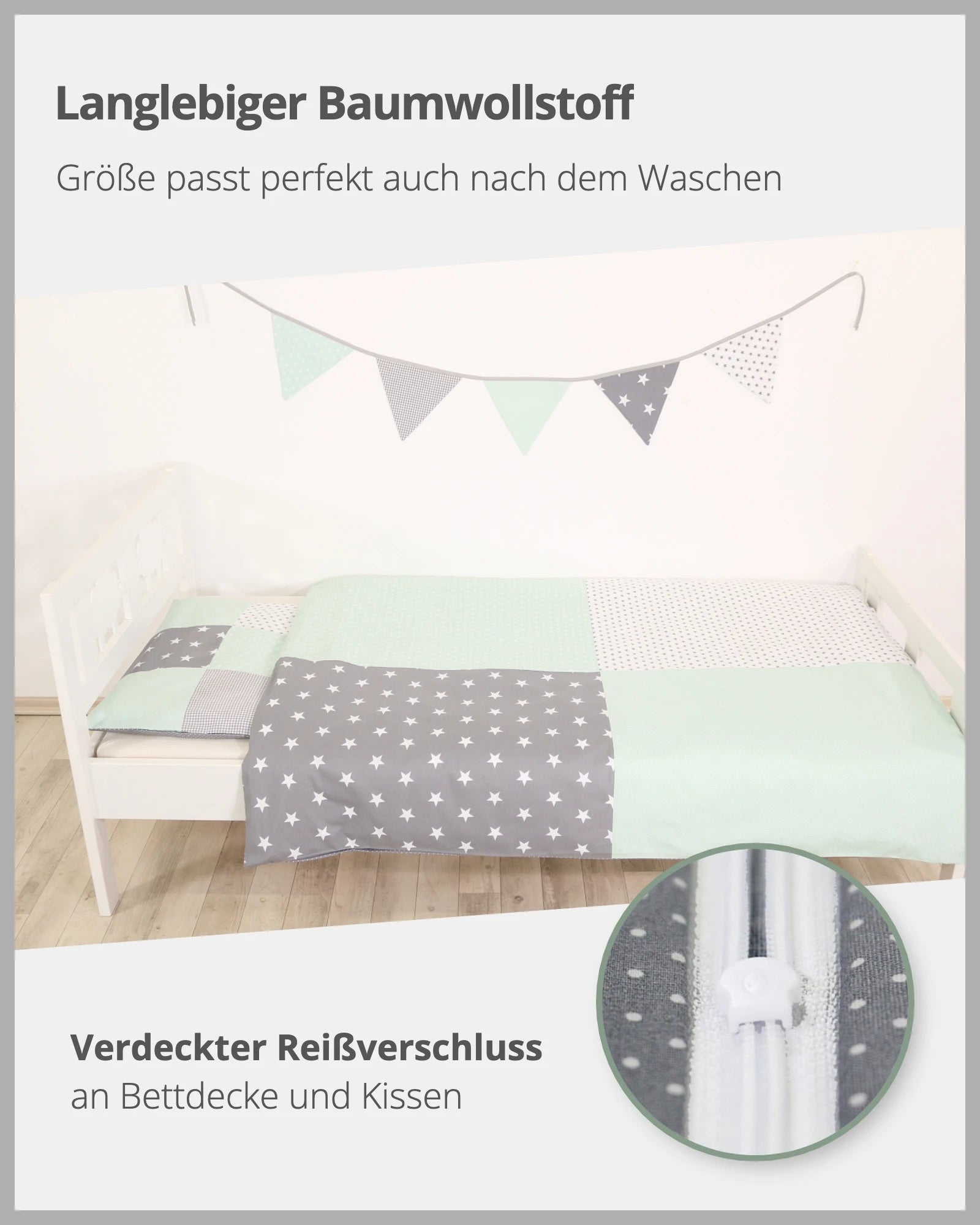 Bettwäsche MINT GRAU