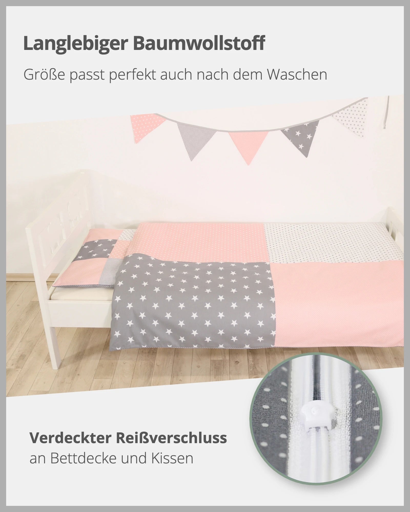 Bettwäsche ROSA GRAU