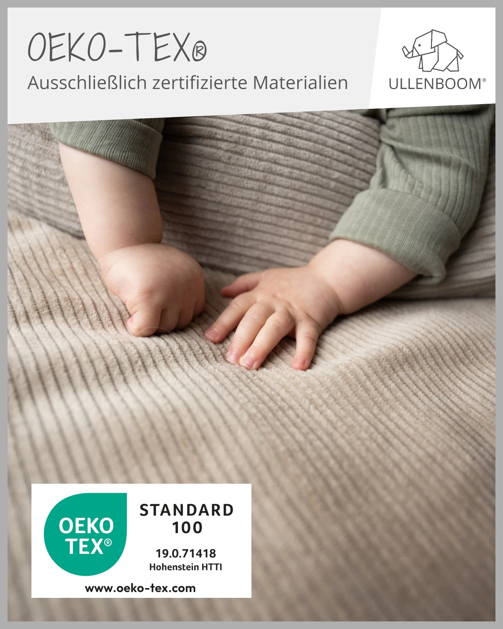 Krabbeldecke CORD SAND-ULLENBOOM Baby