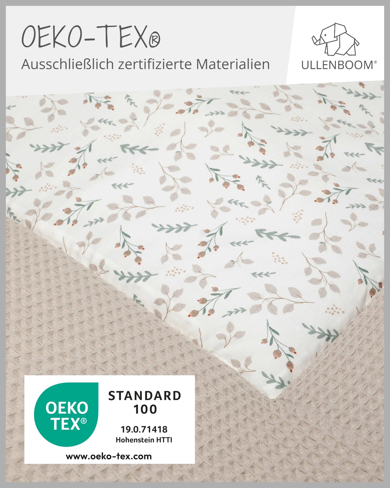 Krabbeldecke FLORAL SAND