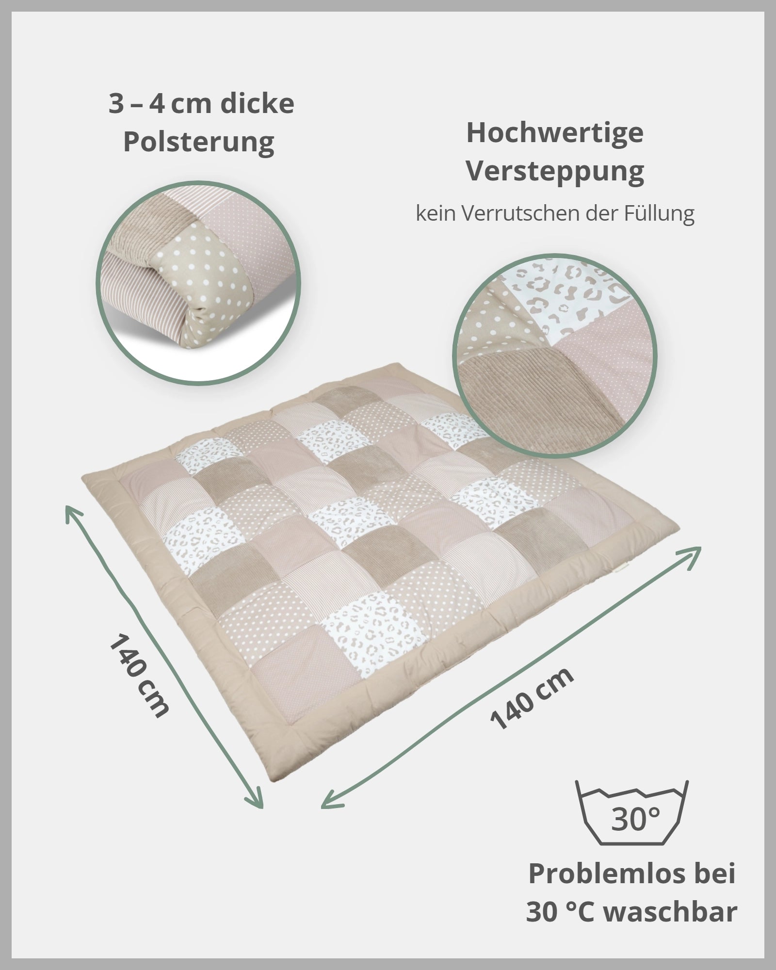 Personalisierbare Krabbeldecke LEO