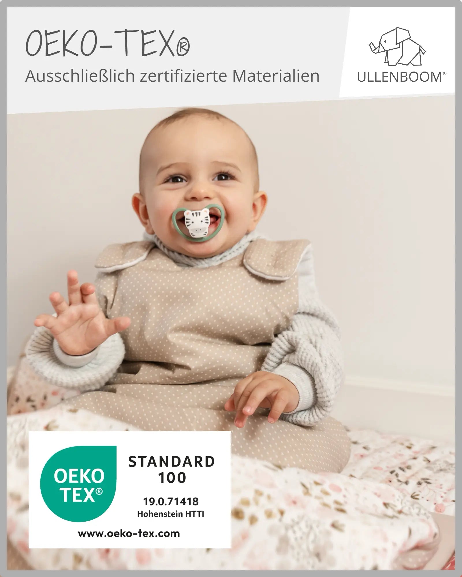 Schlafsack ROSA BLÜTEN-ULLENBOOM Baby