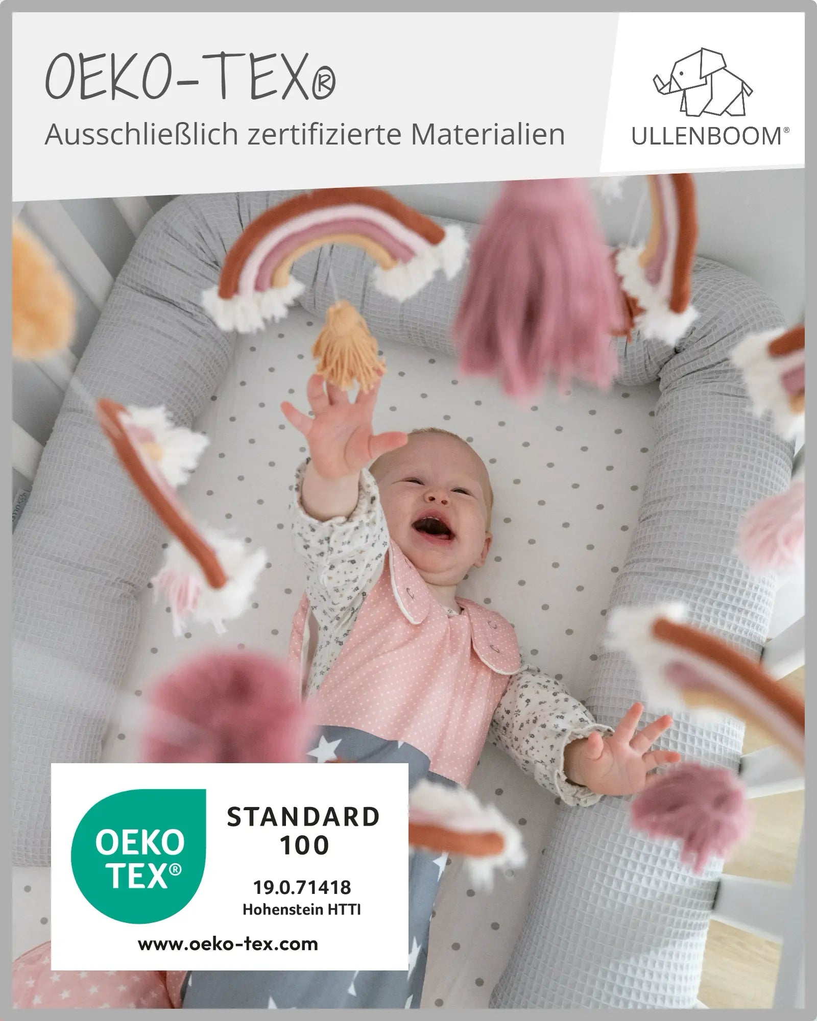 Schlafsack ROSA GRAU-ULLENBOOM Baby