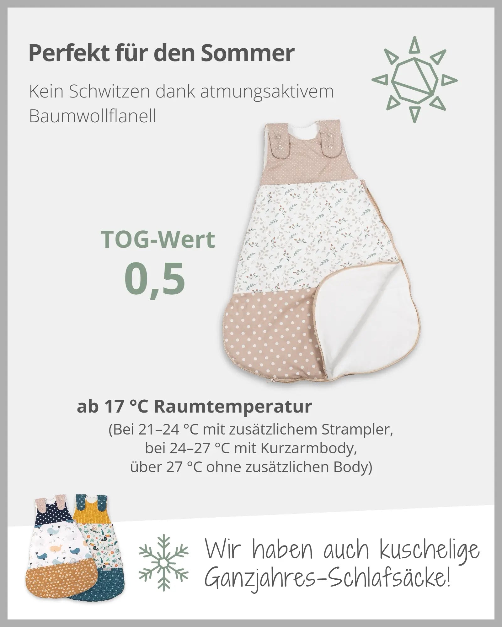 Schlafsack SANDBLUME-ULLENBOOM Baby