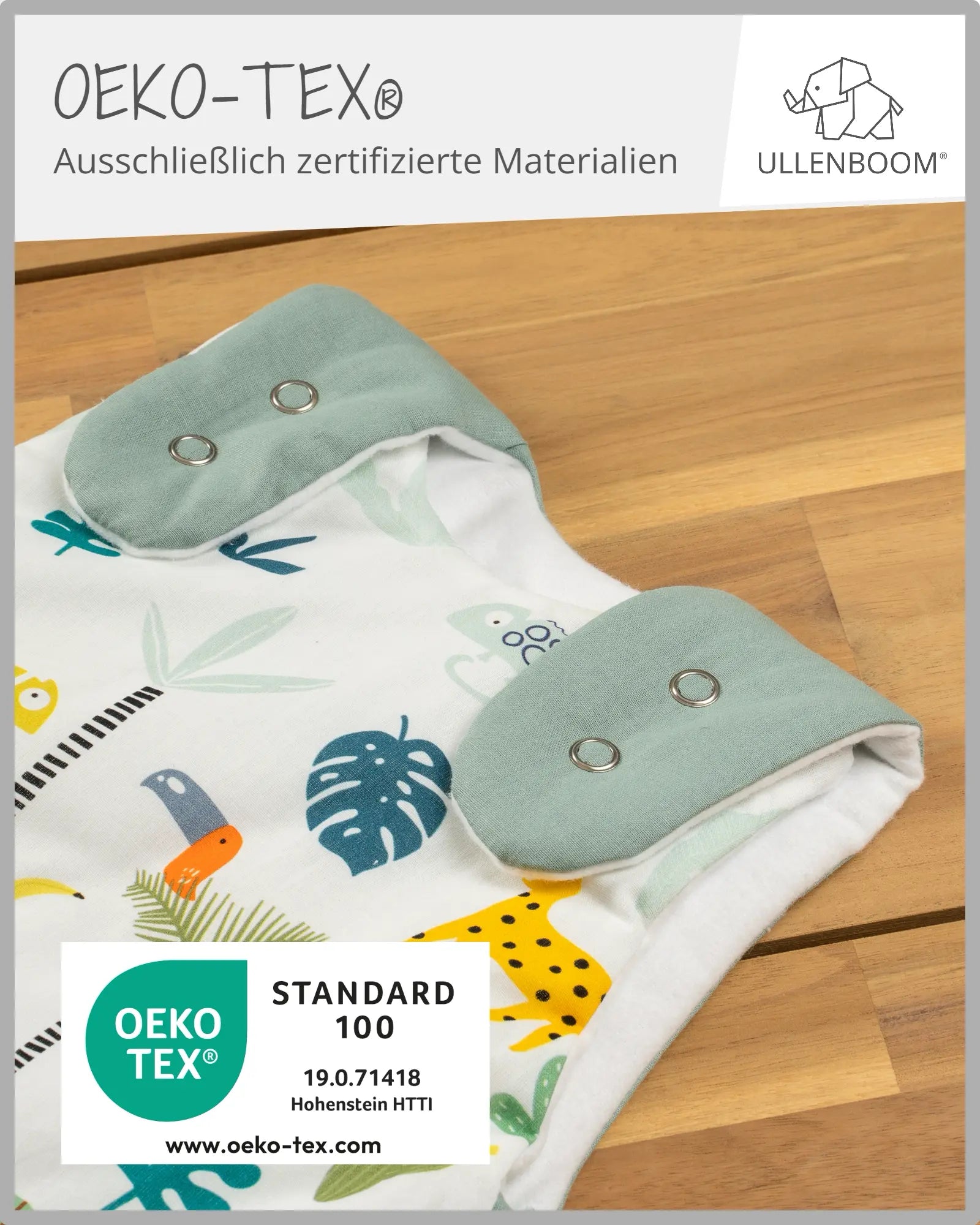 Schlafsack SALBEIGRÜN REGENWALD-ULLENBOOM Baby